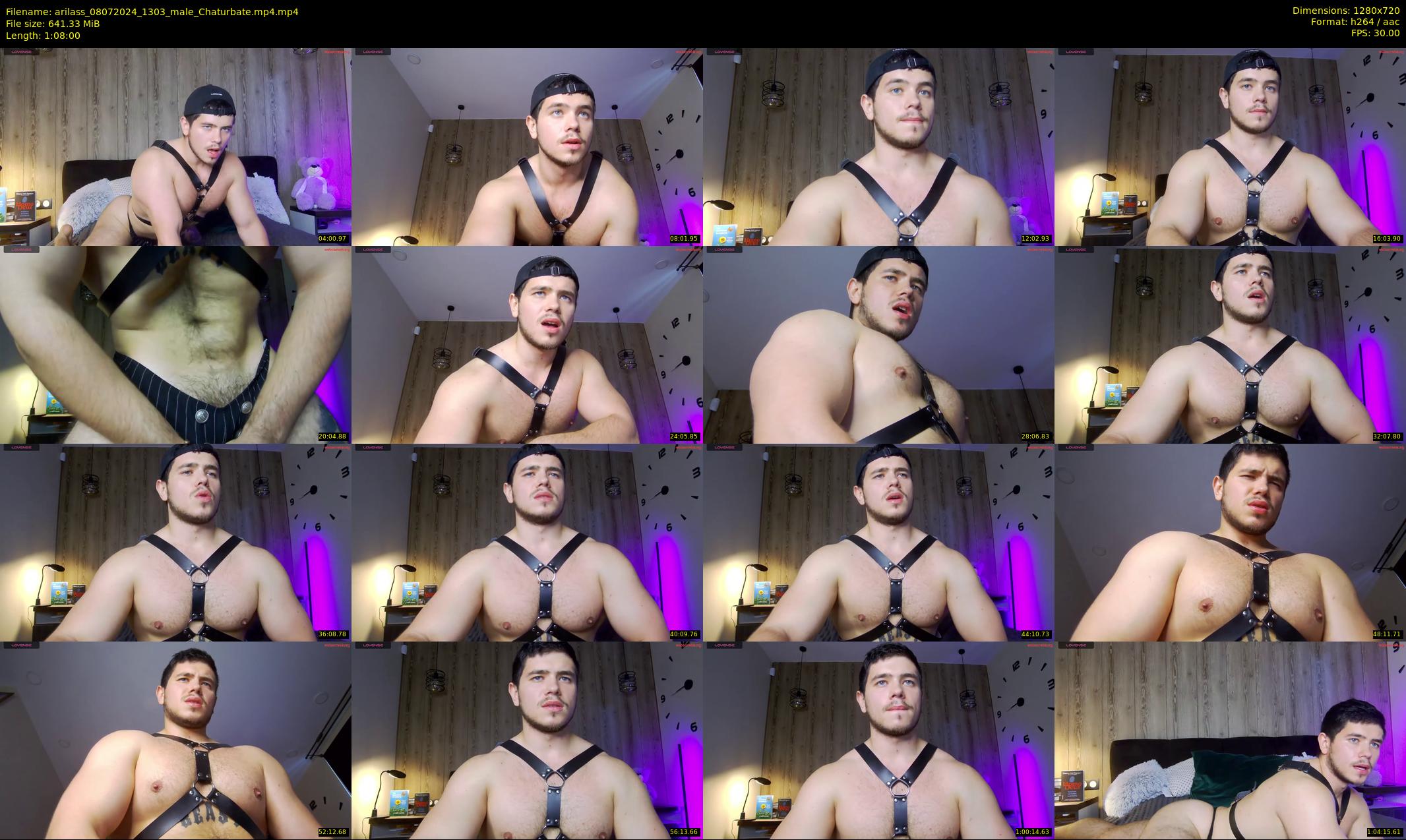 arilass — 68 minute Chaturbate male cam show recording, 720p, Jul 8, 2024