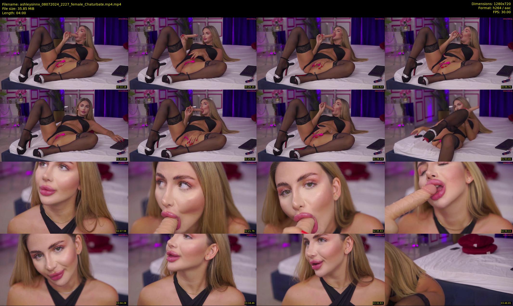 ashleysinnx — 4 minute Chaturbate female cam show recording, 720p, Jul 8, 2024