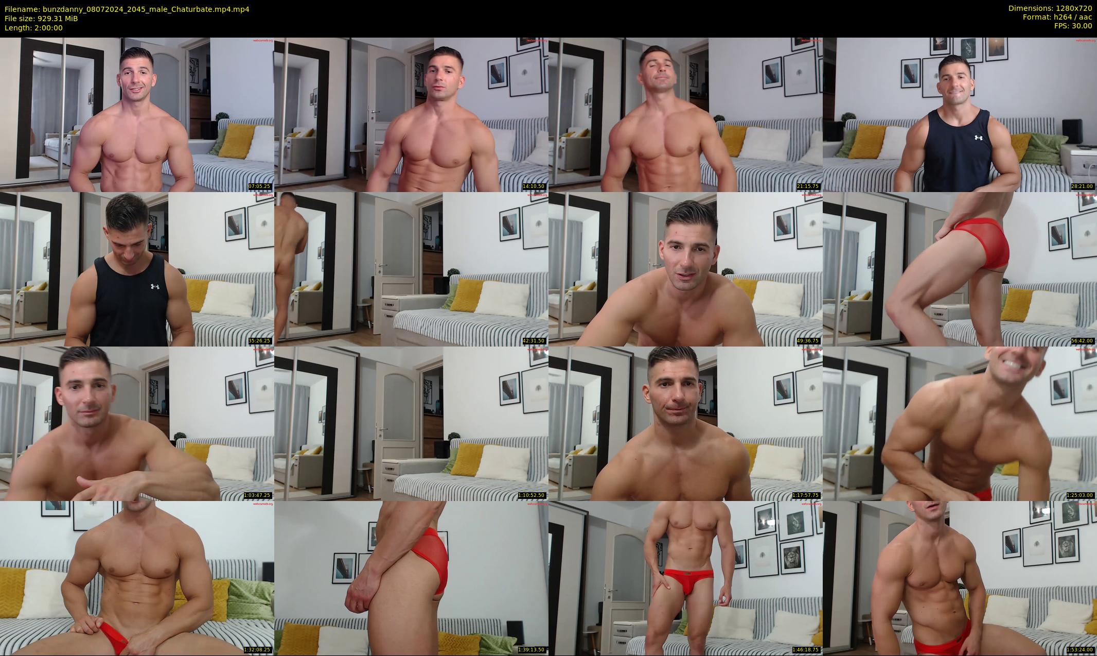 bunzdanny — 120 minute Chaturbate male cam show recording, 720p, Jul 8, 2024
