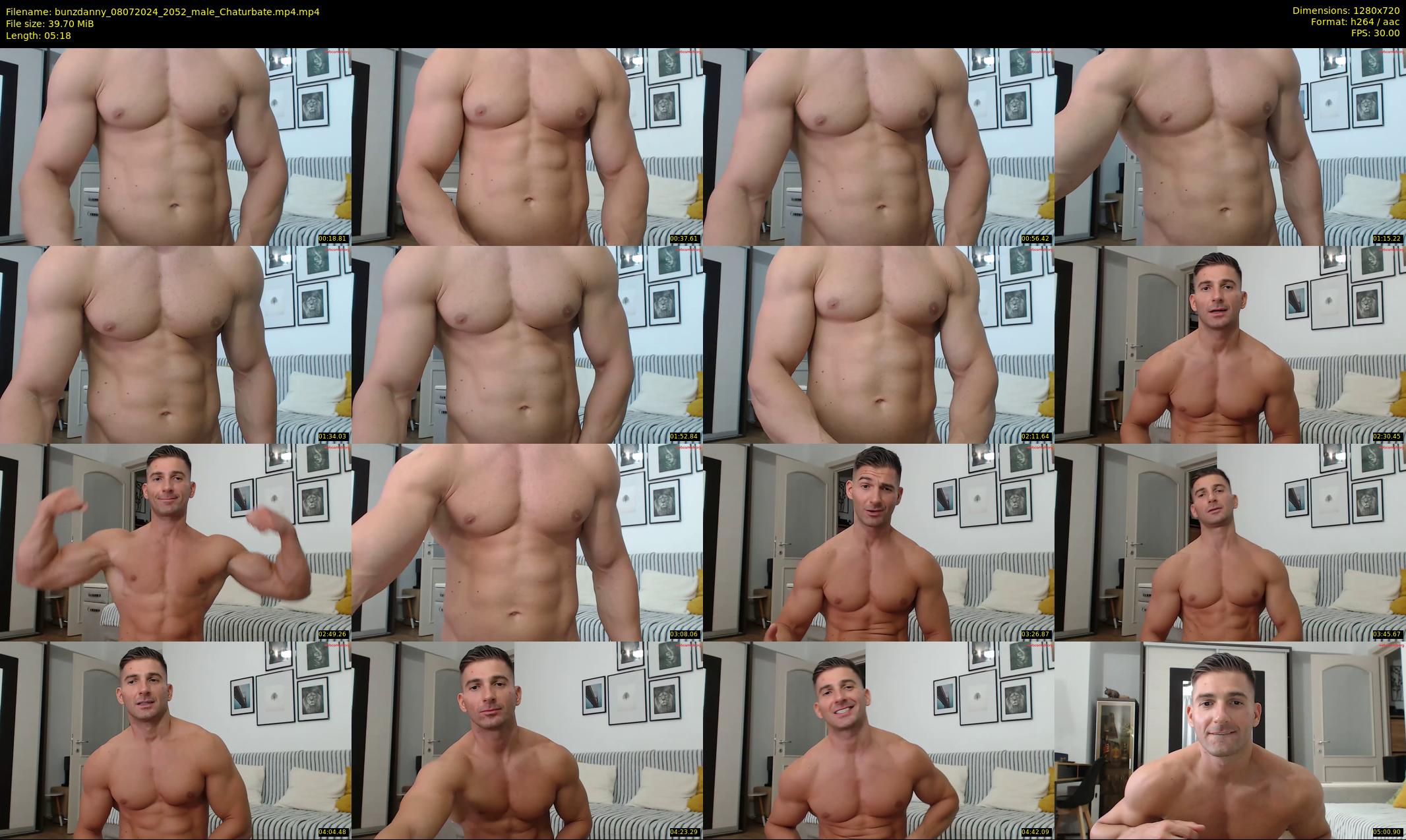 bunzdanny — 6 minute Chaturbate male cam show recording, 720p, Jul 8, 2024