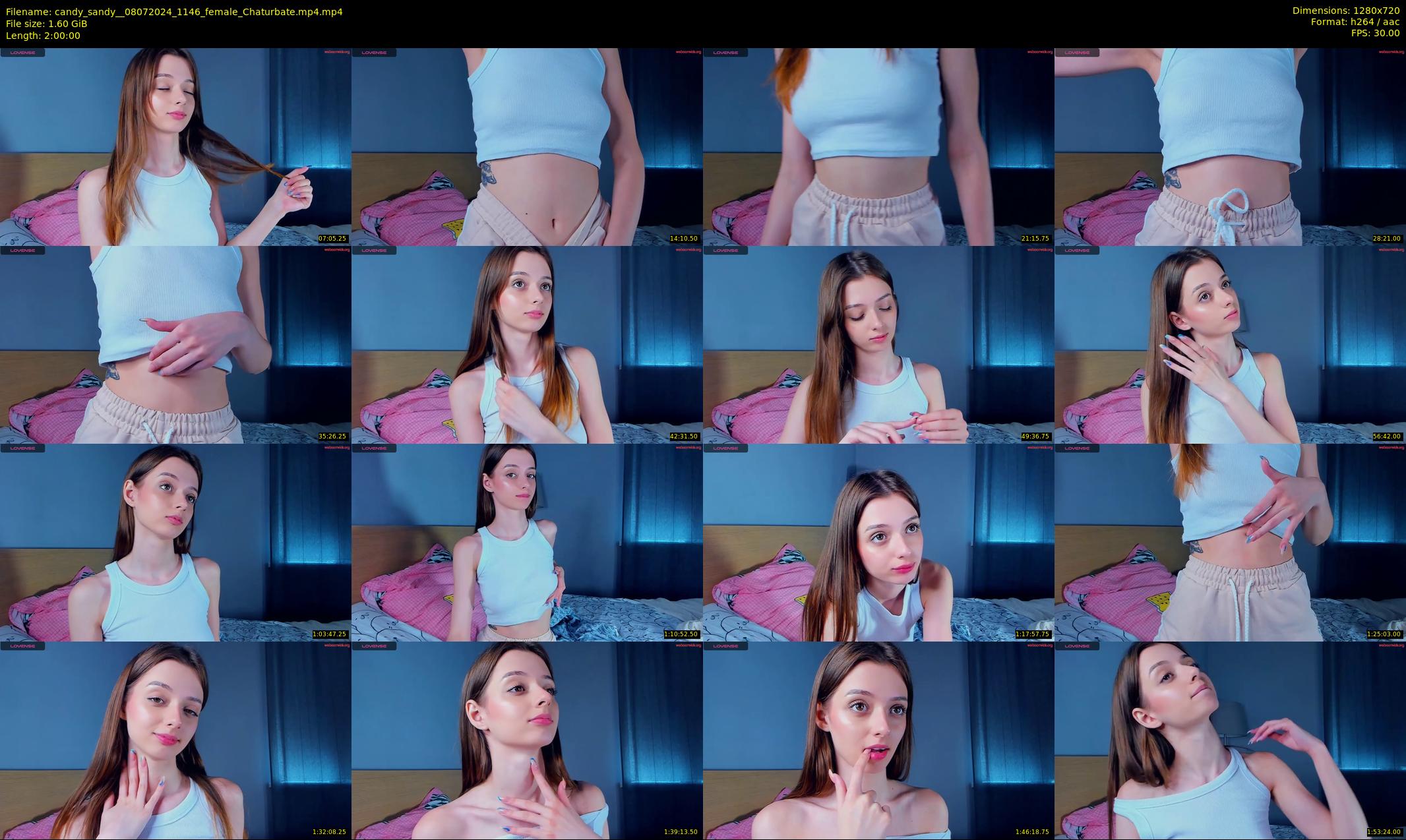 candy_sandy_ — 120 minute Chaturbate female cam show recording, 720p, Jul 8, 2024