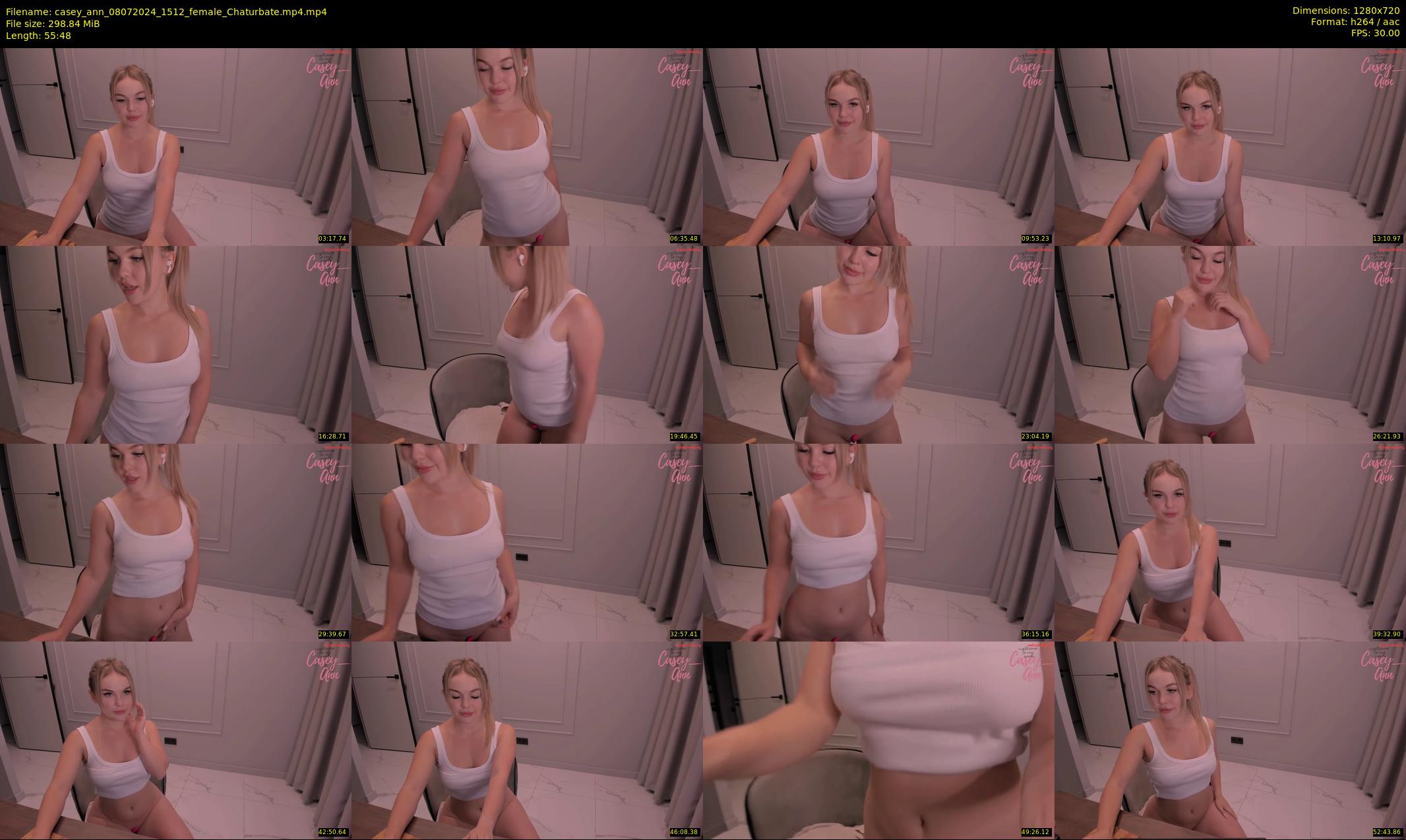 casey_ann — 56 minute Chaturbate female cam show recording, 720p, Jul 8, 2024