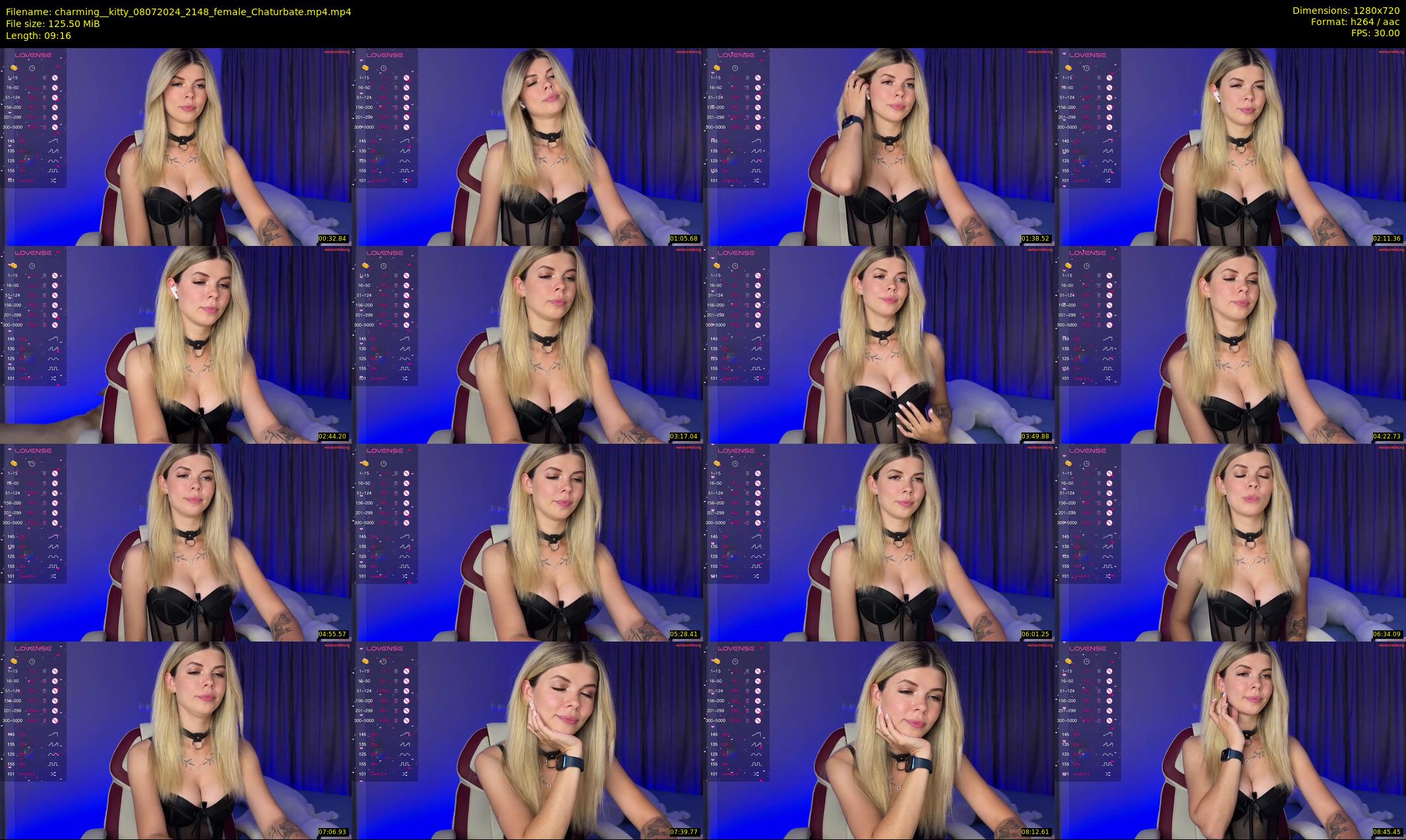 charming__kitty — 10 minute Chaturbate female cam show recording, 720p, Jul 8, 2024