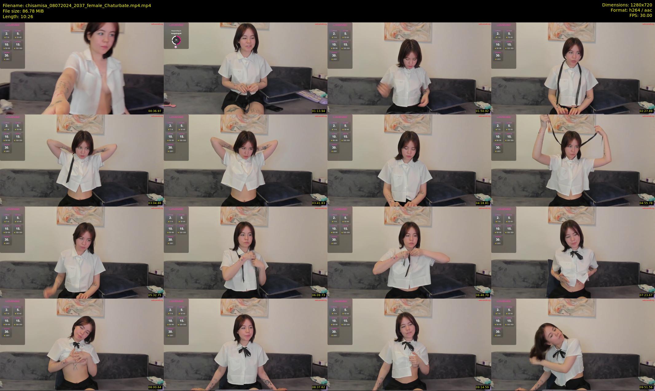 chisamisa — 11 minute Chaturbate female cam show recording, 720p, Jul 8, 2024