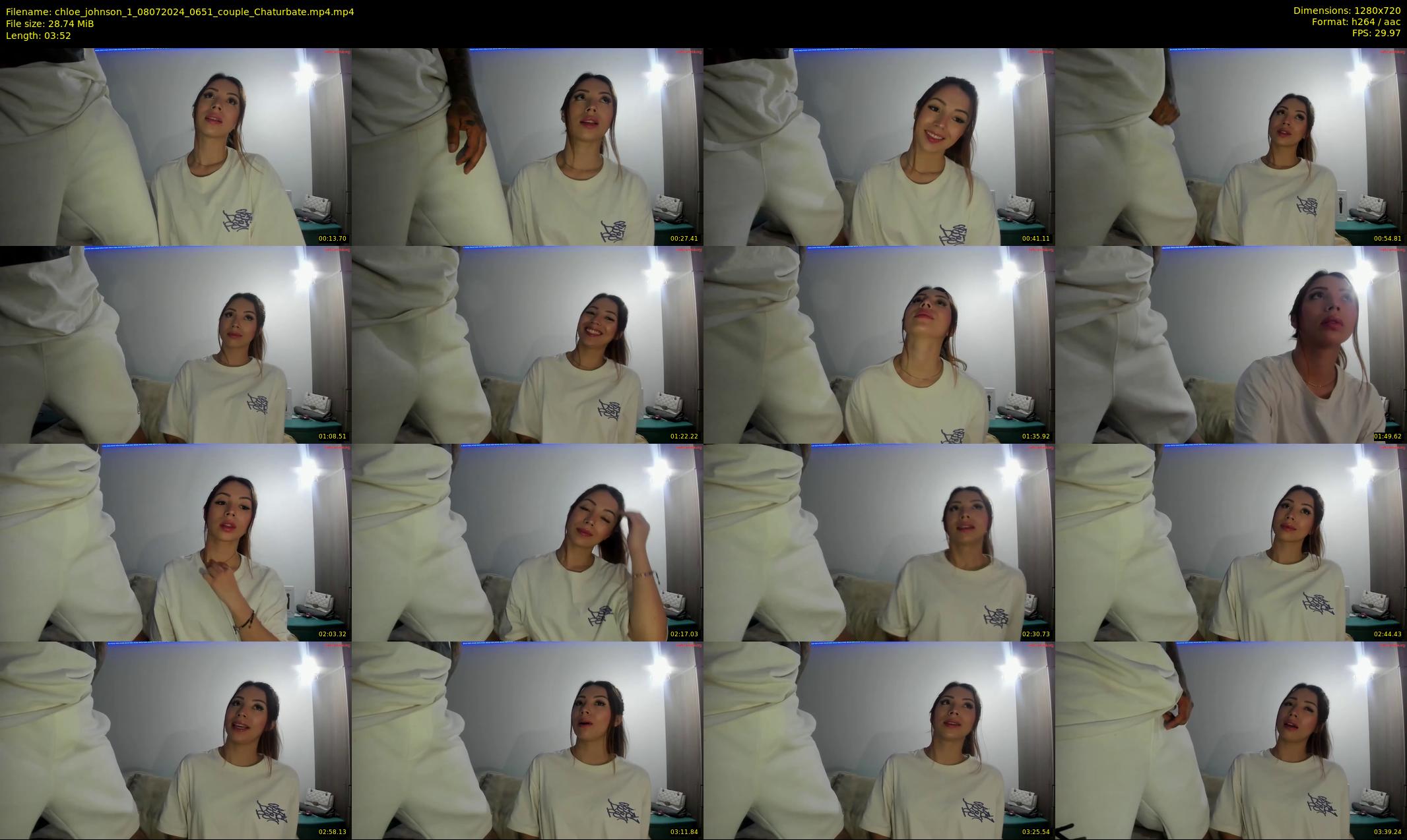 chloe_johnson_1 — 4 minute Chaturbate couple cam show recording, 720p, Jul 8, 2024