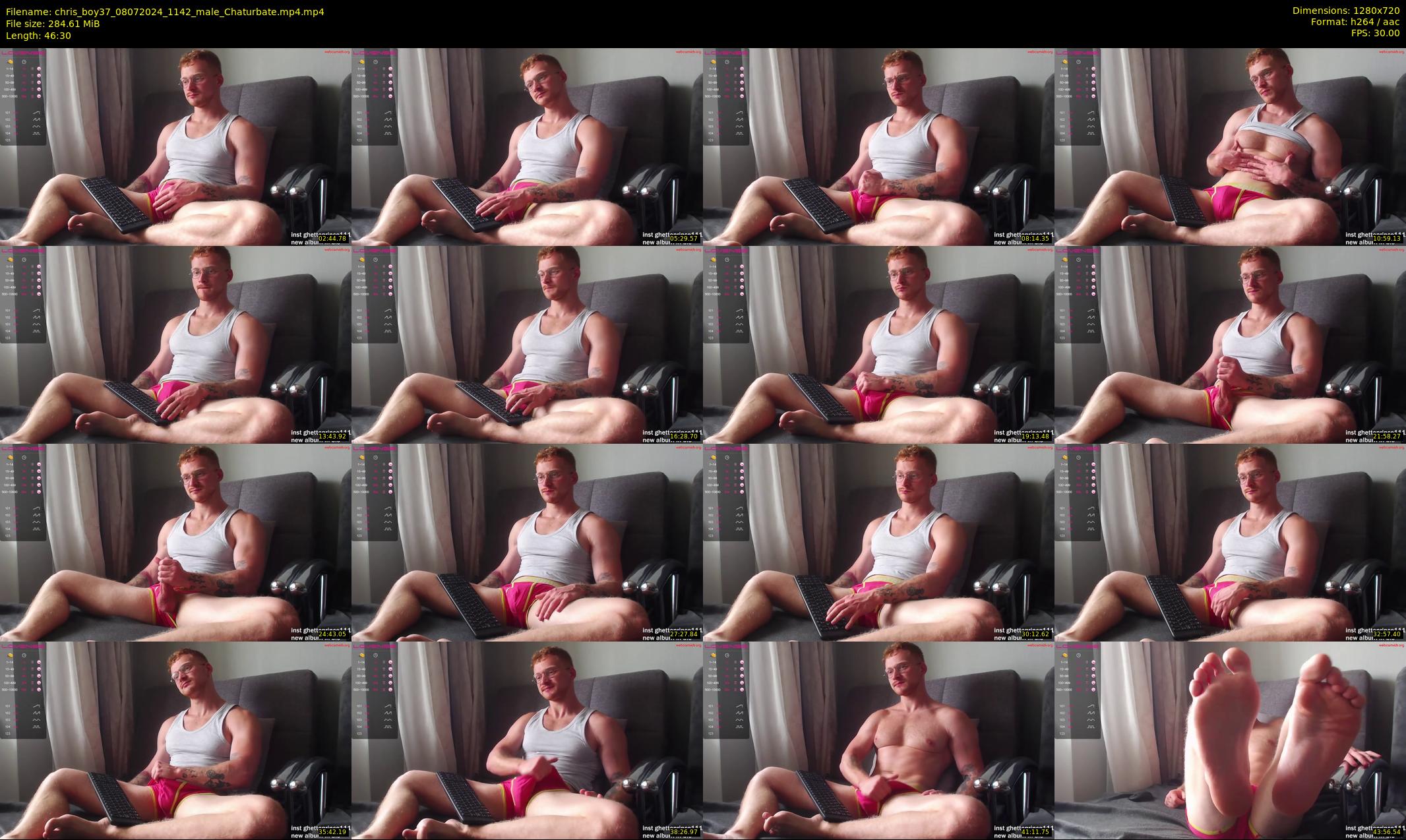 chris_boy37 — 47 minute Chaturbate male cam show recording, 720p, Jul 8, 2024