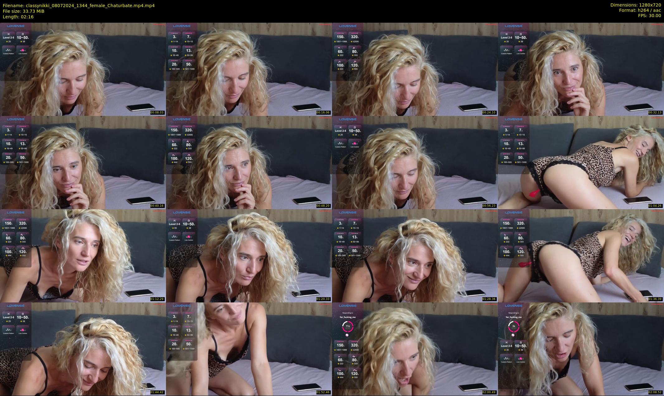 classynikki — 3 minute Chaturbate female cam show recording, 720p, Jul 8, 2024