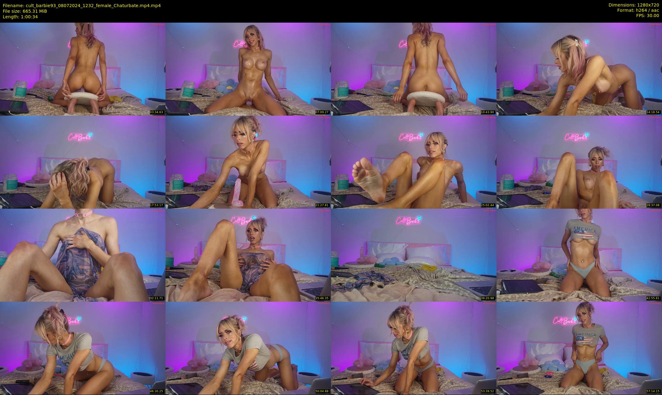 cult_barbie93 — 61 minute Chaturbate female cam show recording, 720p, Jul 8, 2024