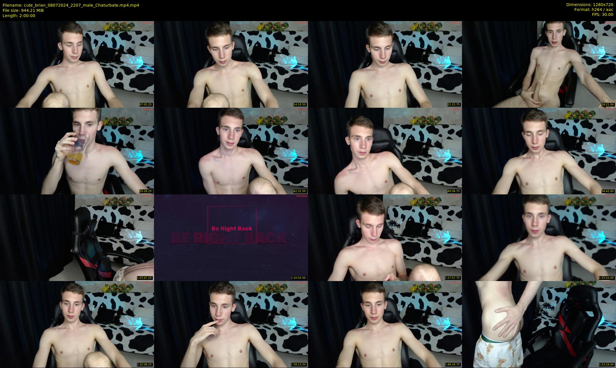 cute_brian — 120 minute Chaturbate male cam show recording, 720p, Jul 8, 2024