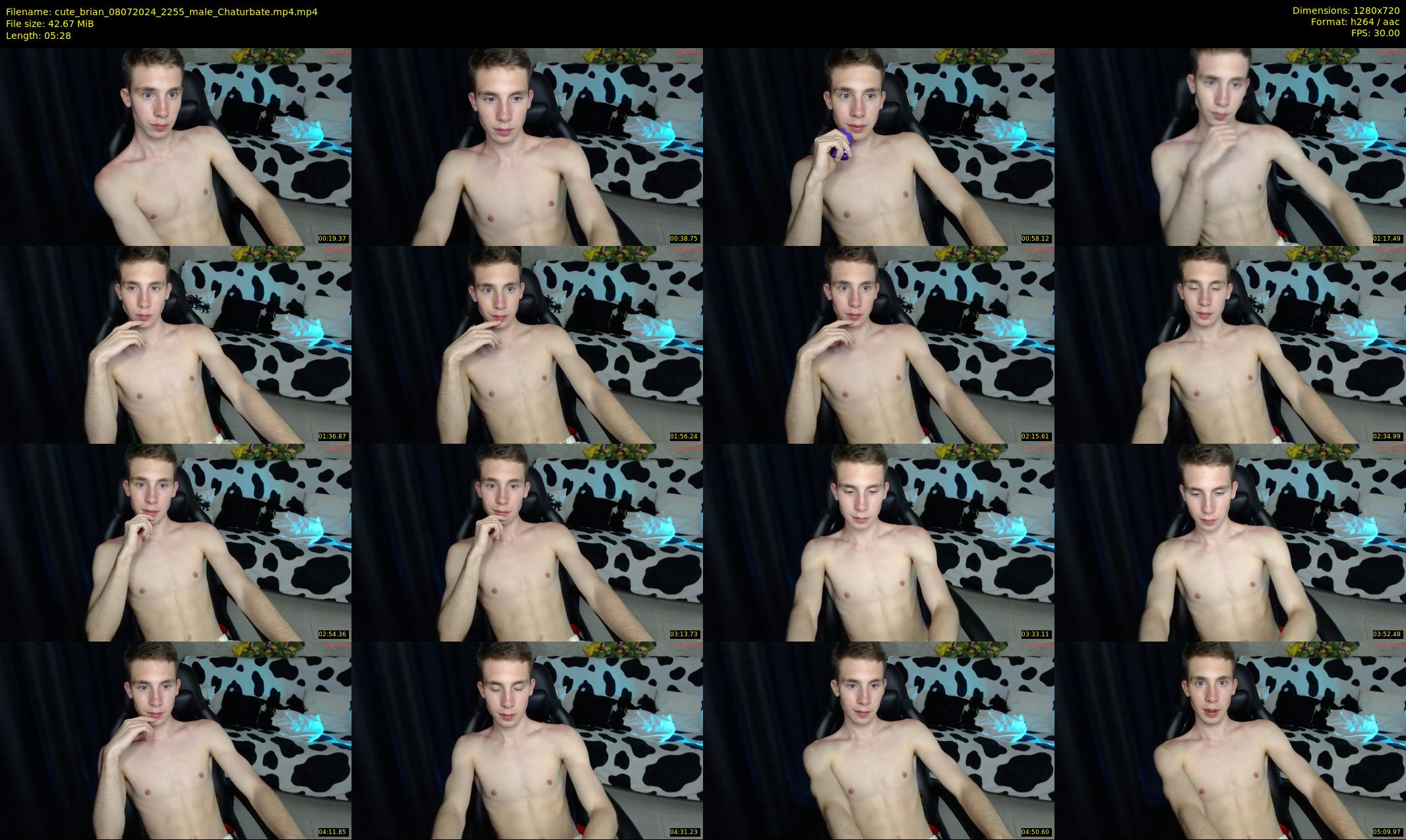 cute_brian — 6 minute Chaturbate male cam show recording, 720p, Jul 8, 2024