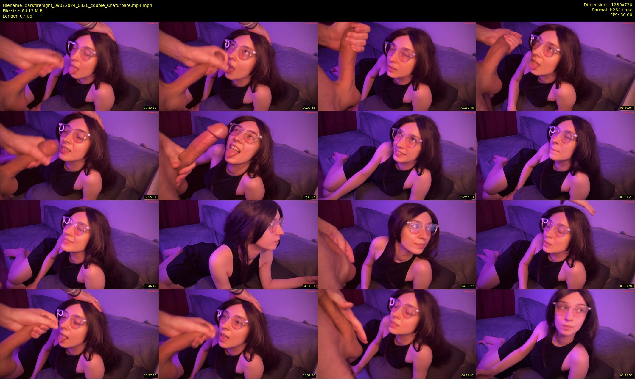 darkfirenight — 8 minute Chaturbate couple cam show recording, 720p, Jul 9, 2024