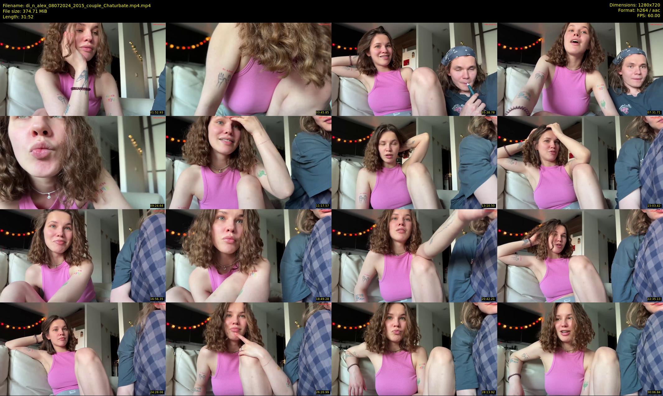 di_n_alex — 32 minute Chaturbate couple cam show recording, 720p, Jul 8, 2024