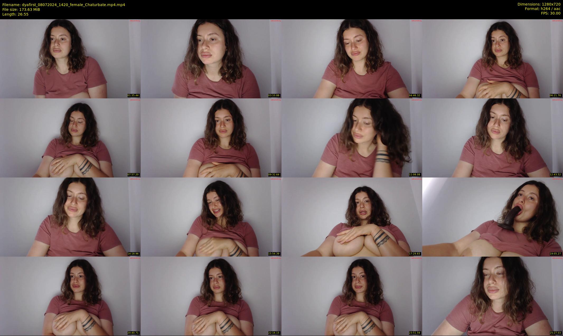 dyafirst — 27 minute Chaturbate female cam show recording, 720p, Jul 8, 2024