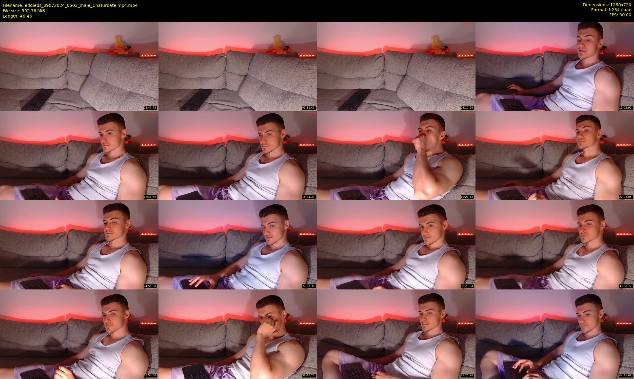 eddieds — 47 minute Chaturbate male cam show recording, 720p, Jul 9, 2024