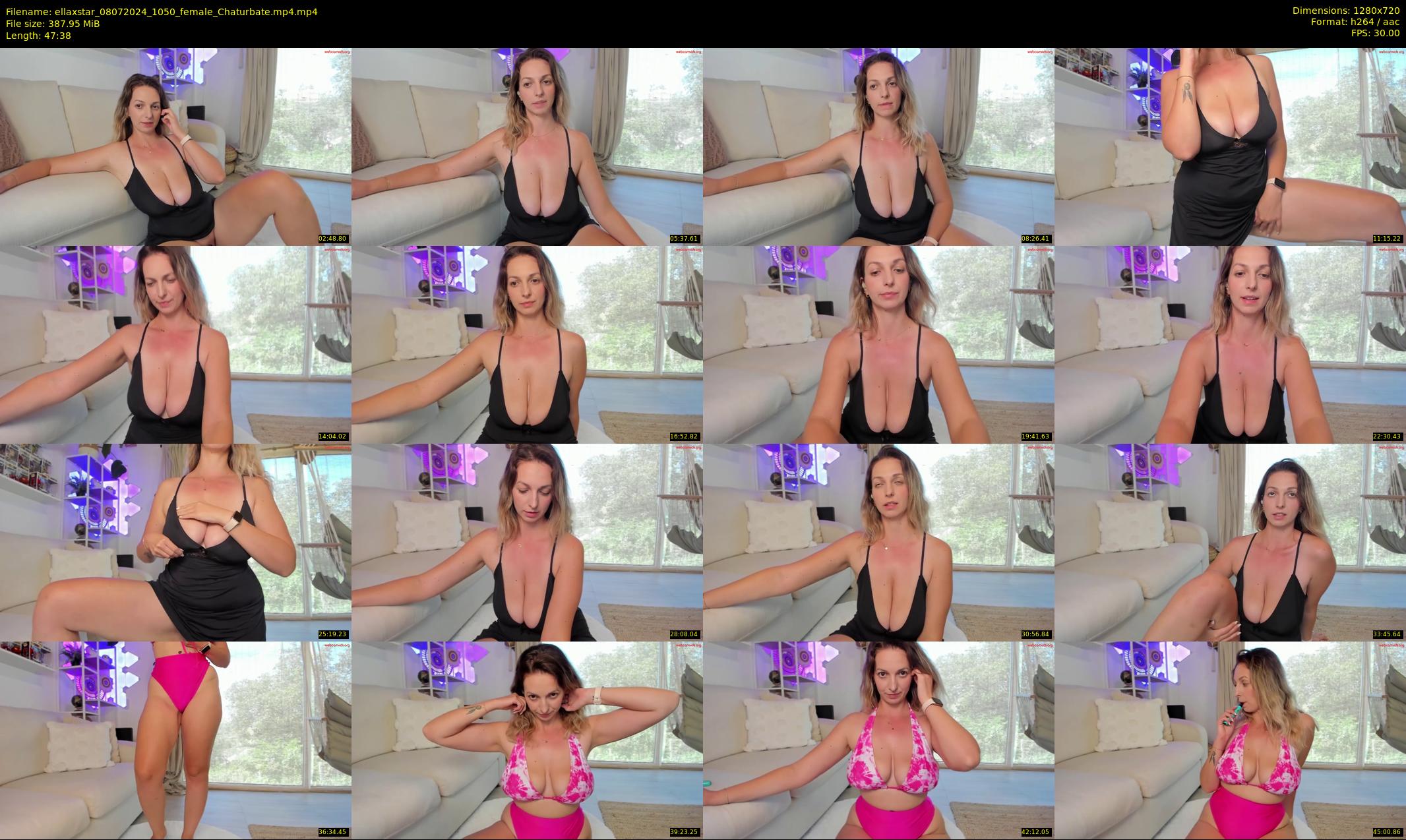 ellaxstar — 48 minute Chaturbate female cam show recording, 720p, Jul 8, 2024