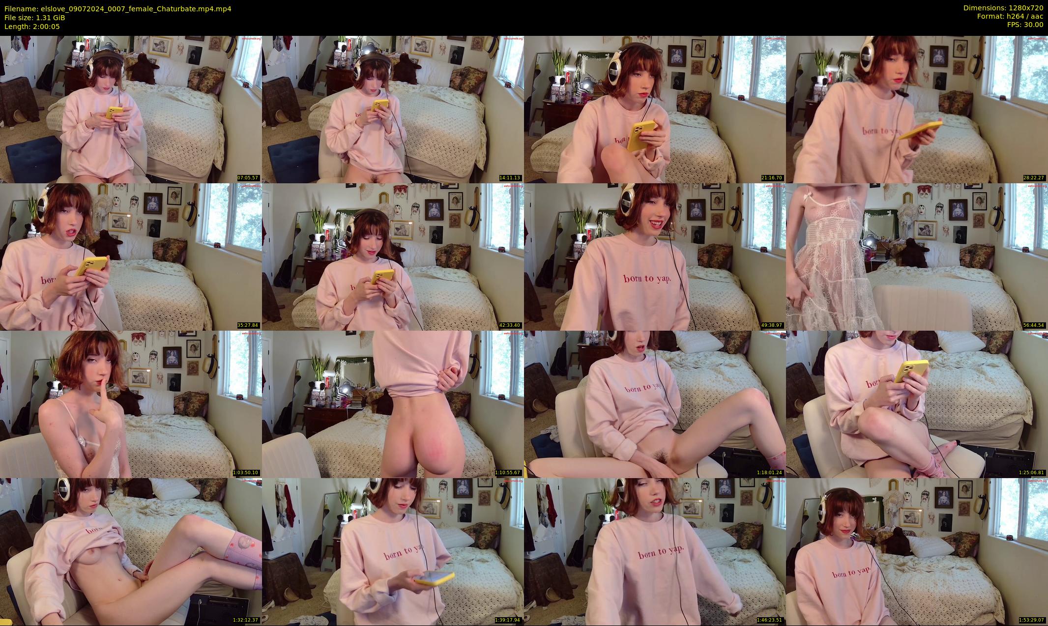 elslove — 121 minute Chaturbate female cam show recording, 720p, Jul 9, 2024