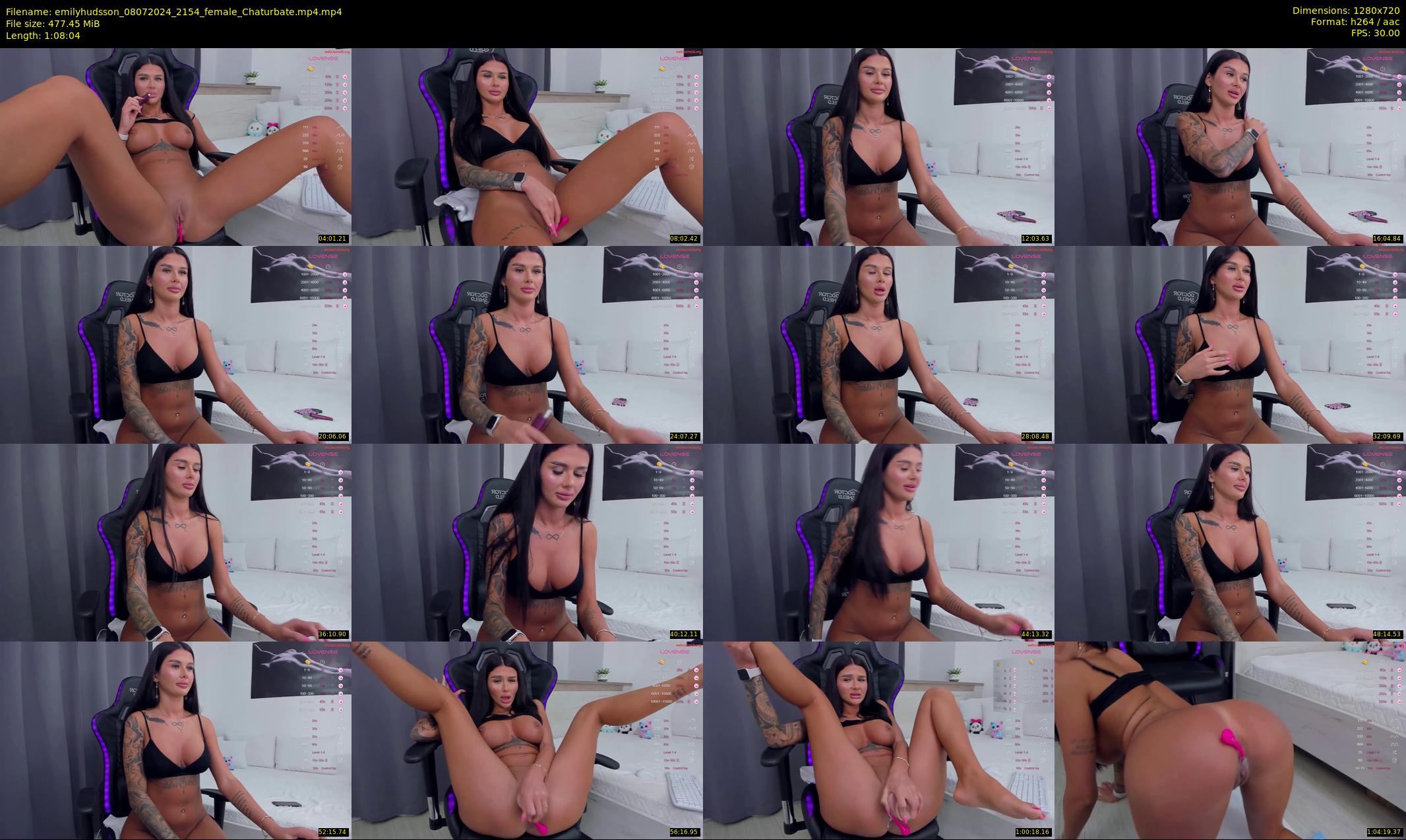 emilyhudsson — 69 minute Chaturbate female cam show recording, 720p, Jul 8, 2024