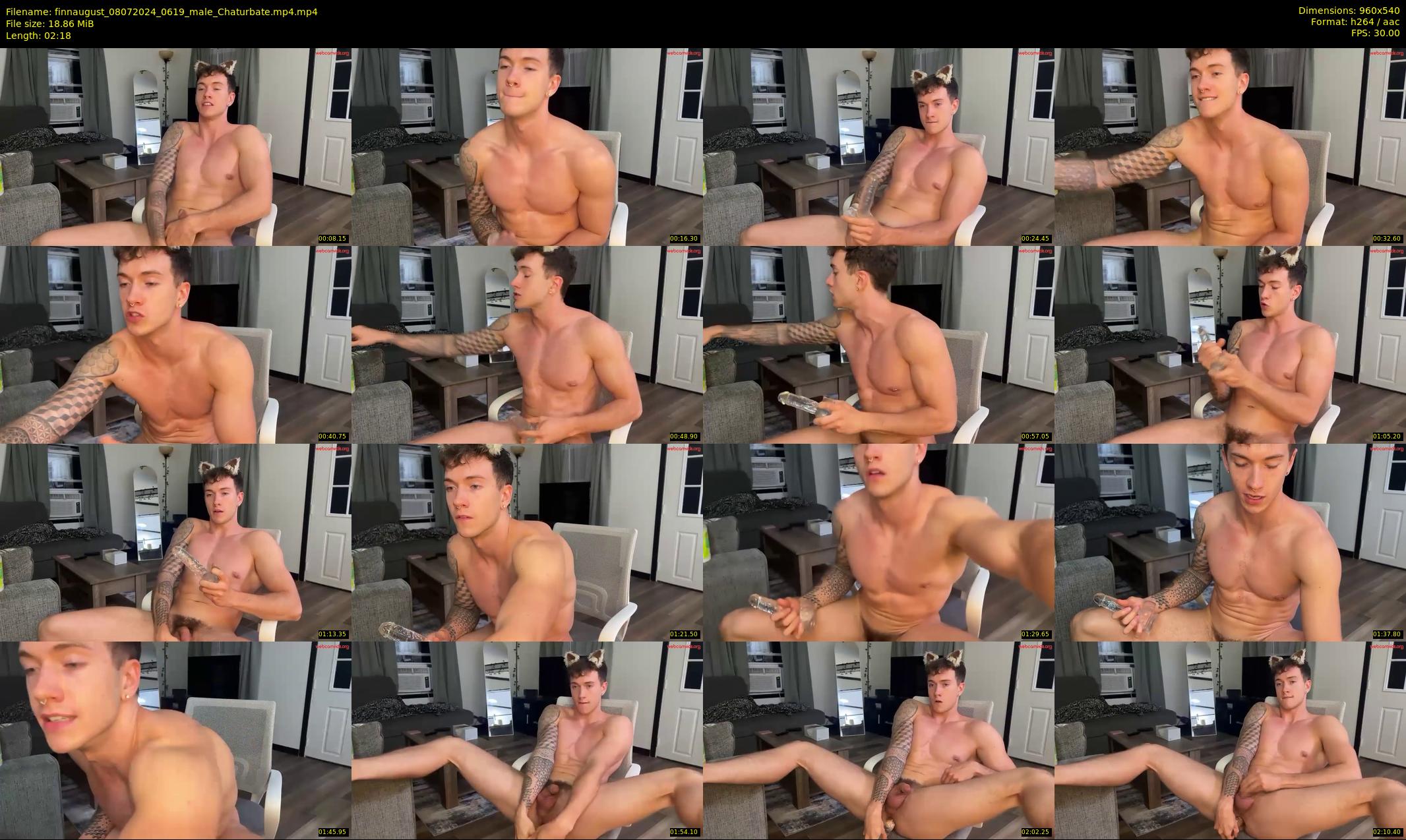 finnaugust — 3 minute Chaturbate male cam show recording, 480p, Jul 8, 2024