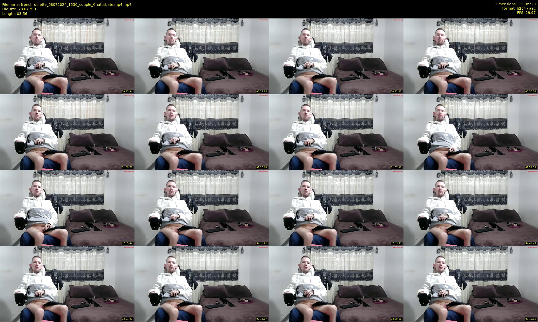 frenchroulette — 4 minute Chaturbate couple cam show recording, 720p, Jul 8, 2024