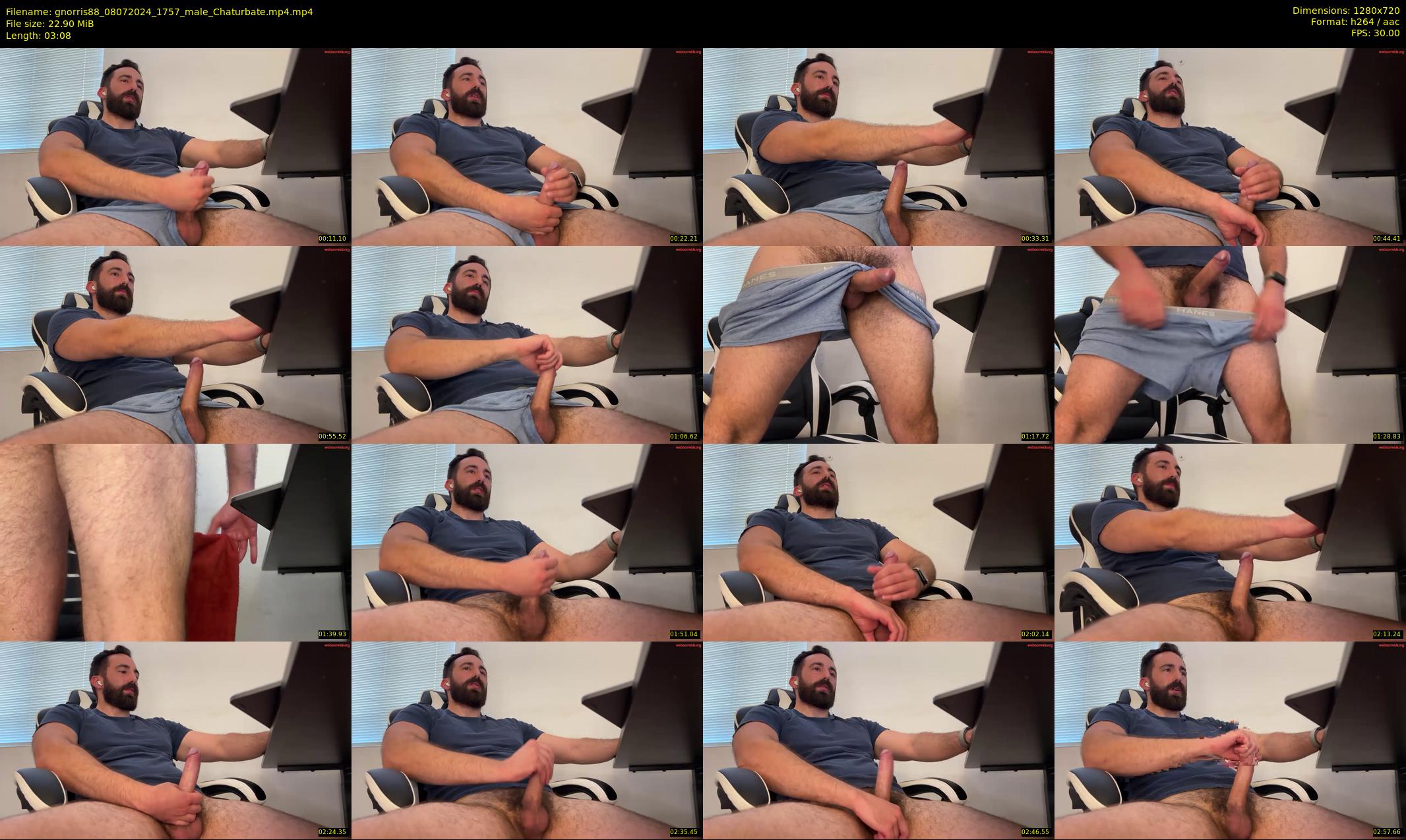 gnorris88 — 4 minute Chaturbate male cam show recording, 720p, Jul 8, 2024