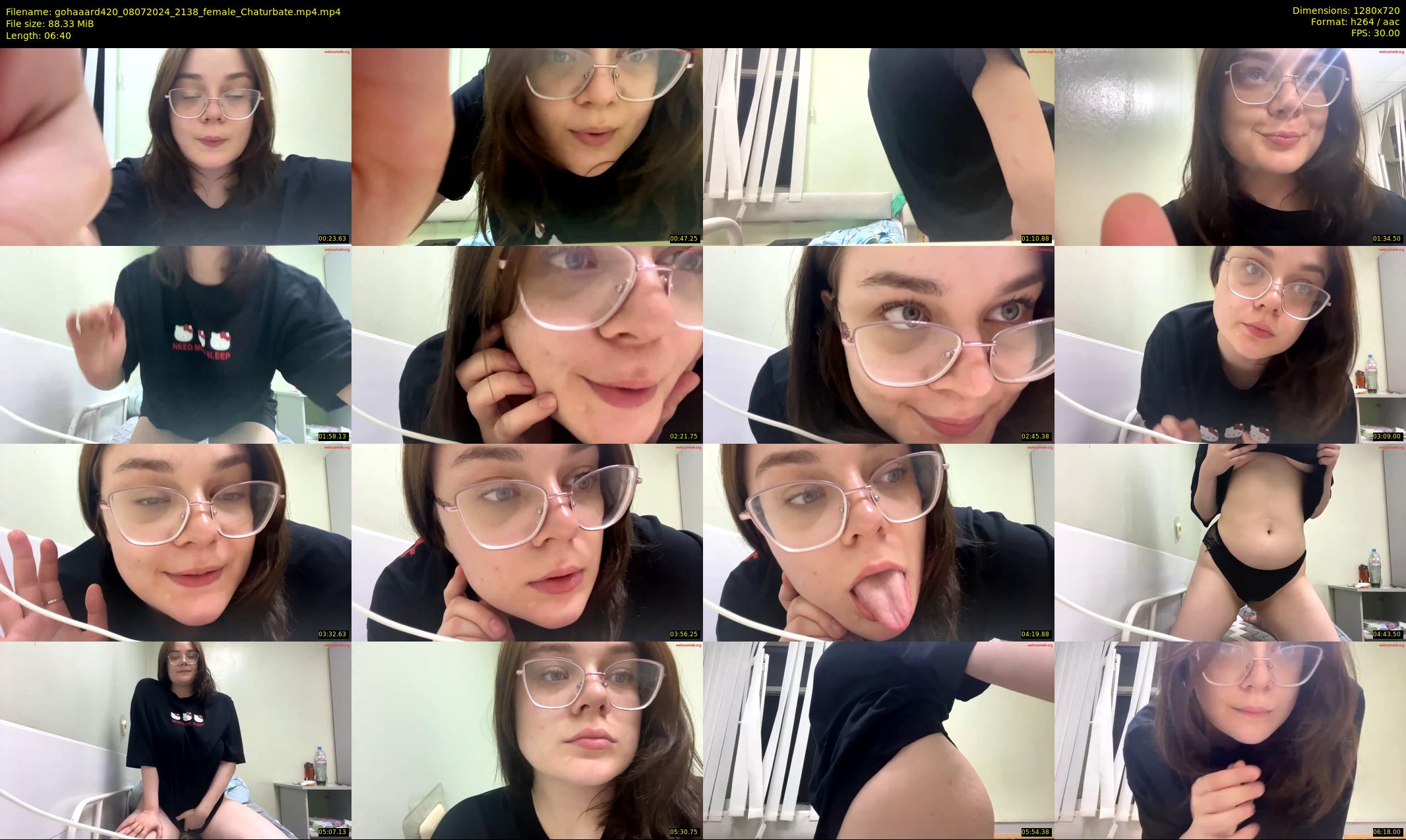 gohaaard420 — 7 minute Chaturbate female cam show recording, 720p, Jul 8, 2024