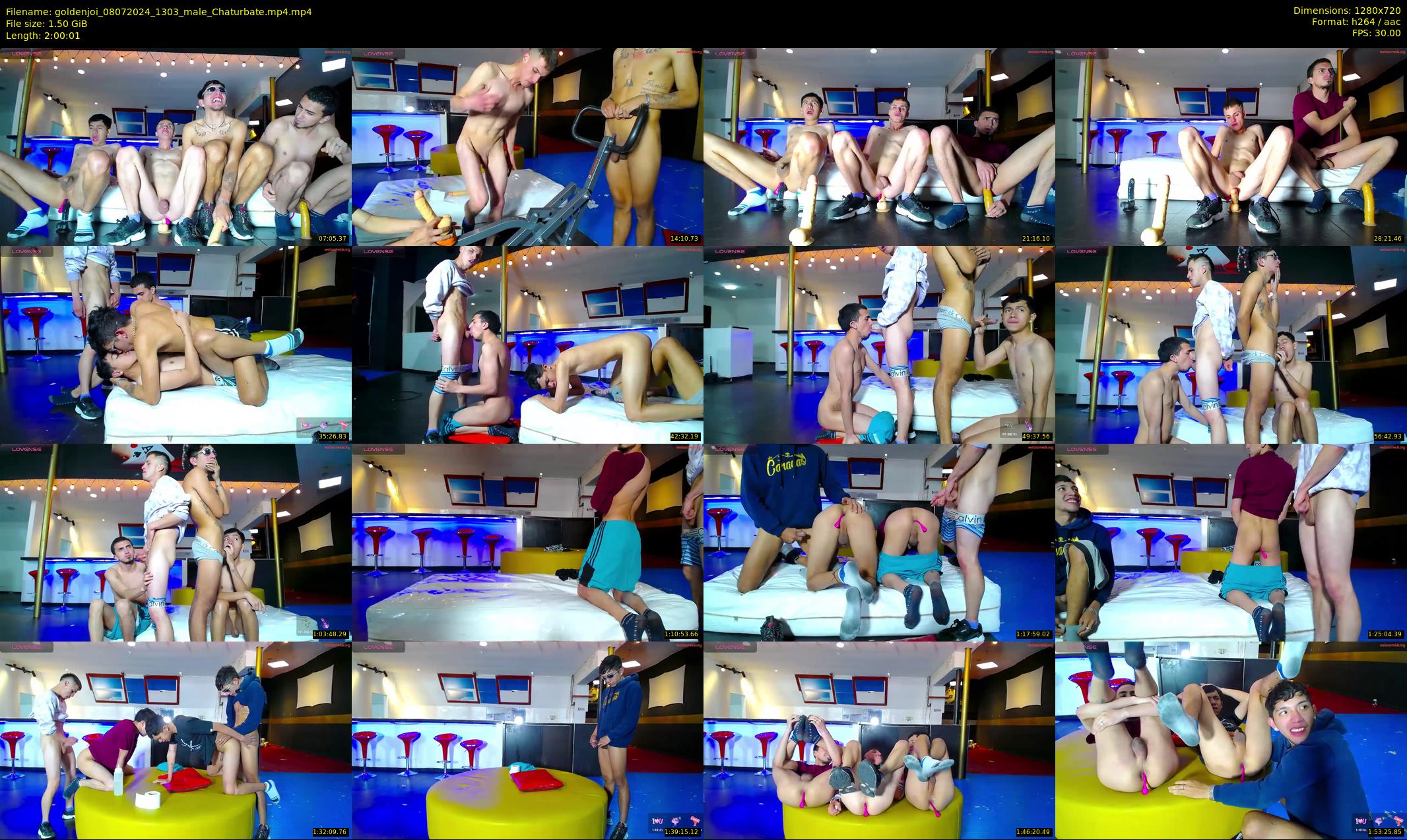 goldenjoi — 121 minute Chaturbate male cam show recording, 720p, Jul 8, 2024