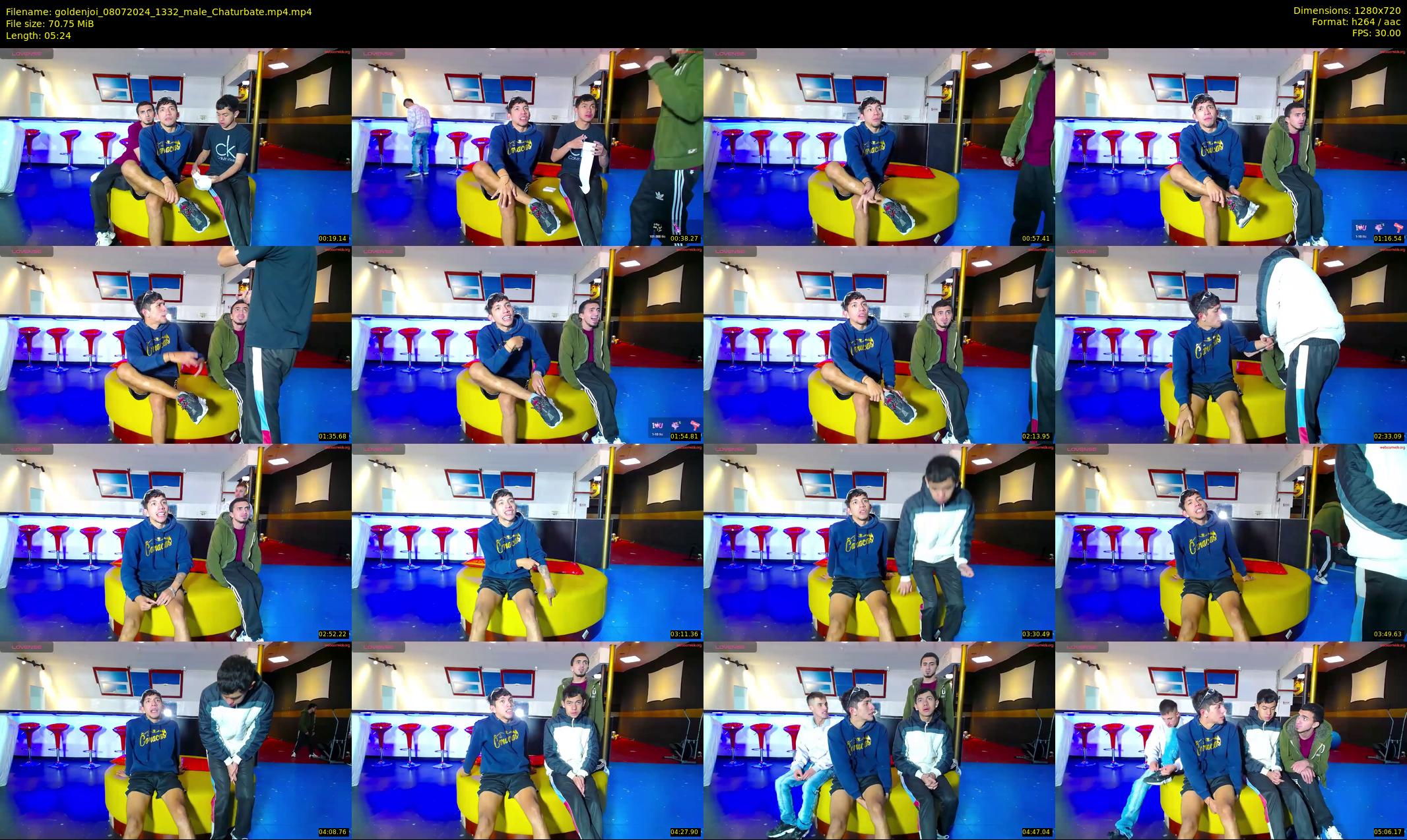 goldenjoi — 6 minute Chaturbate male cam show recording, 720p, Jul 8, 2024