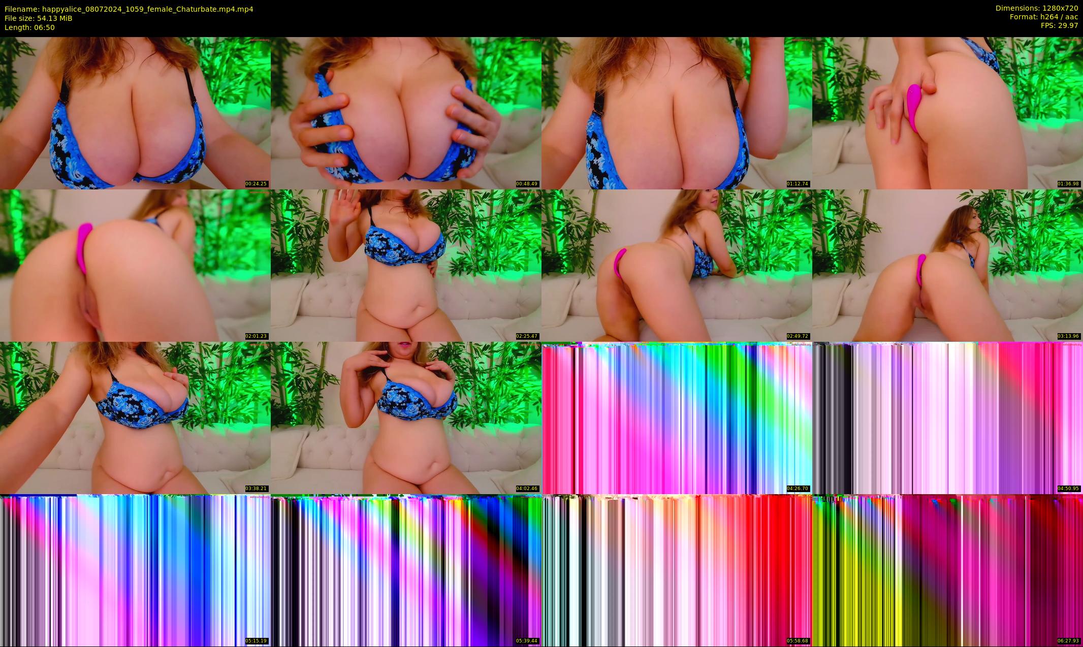 happyalice — 7 minute Chaturbate female cam show recording, 720p, Jul 8, 2024