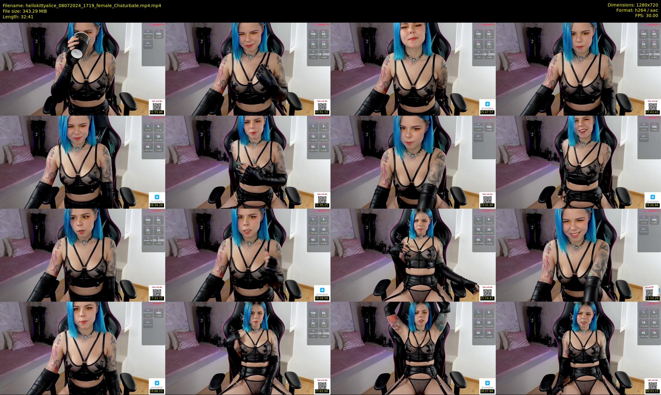 hellokittyalice — 33 minute Chaturbate female cam show recording, 720p, Jul 8, 2024