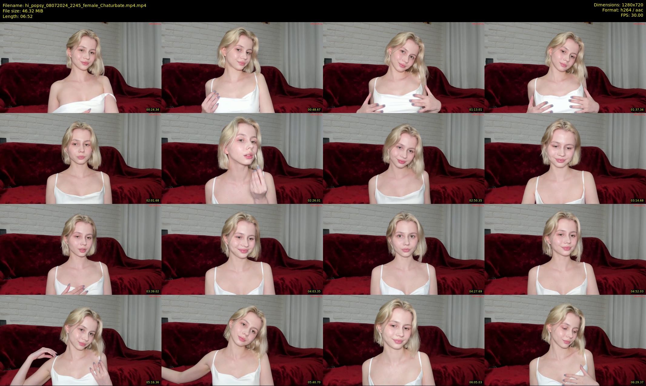 hi_popsy — 7 minute Chaturbate female cam show recording, 720p, Jul 8, 2024