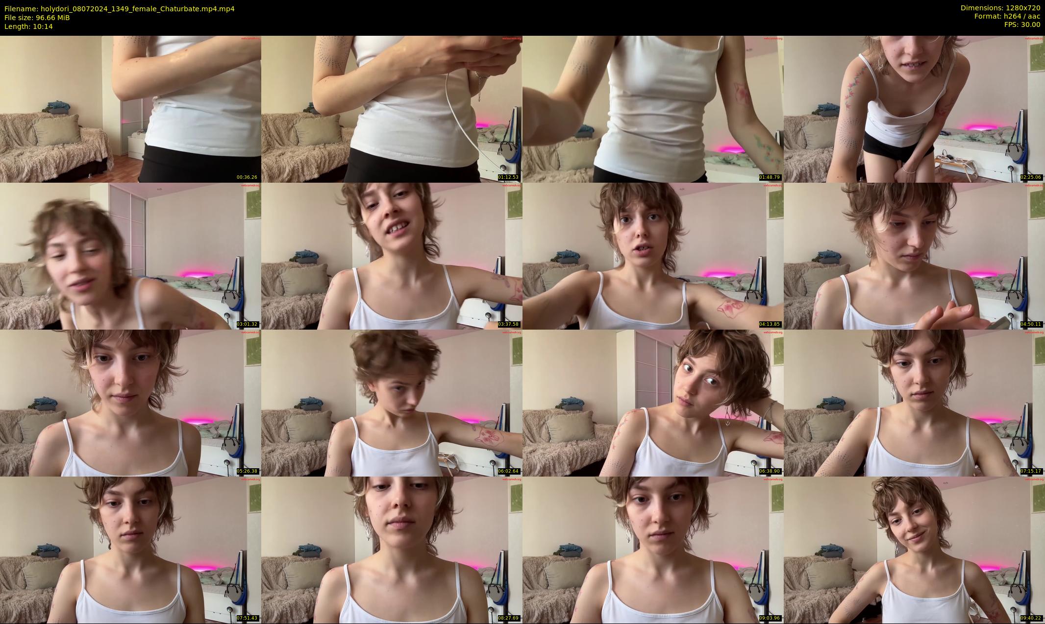 holydori — 11 minute Chaturbate female cam show recording, 720p, Jul 8, 2024