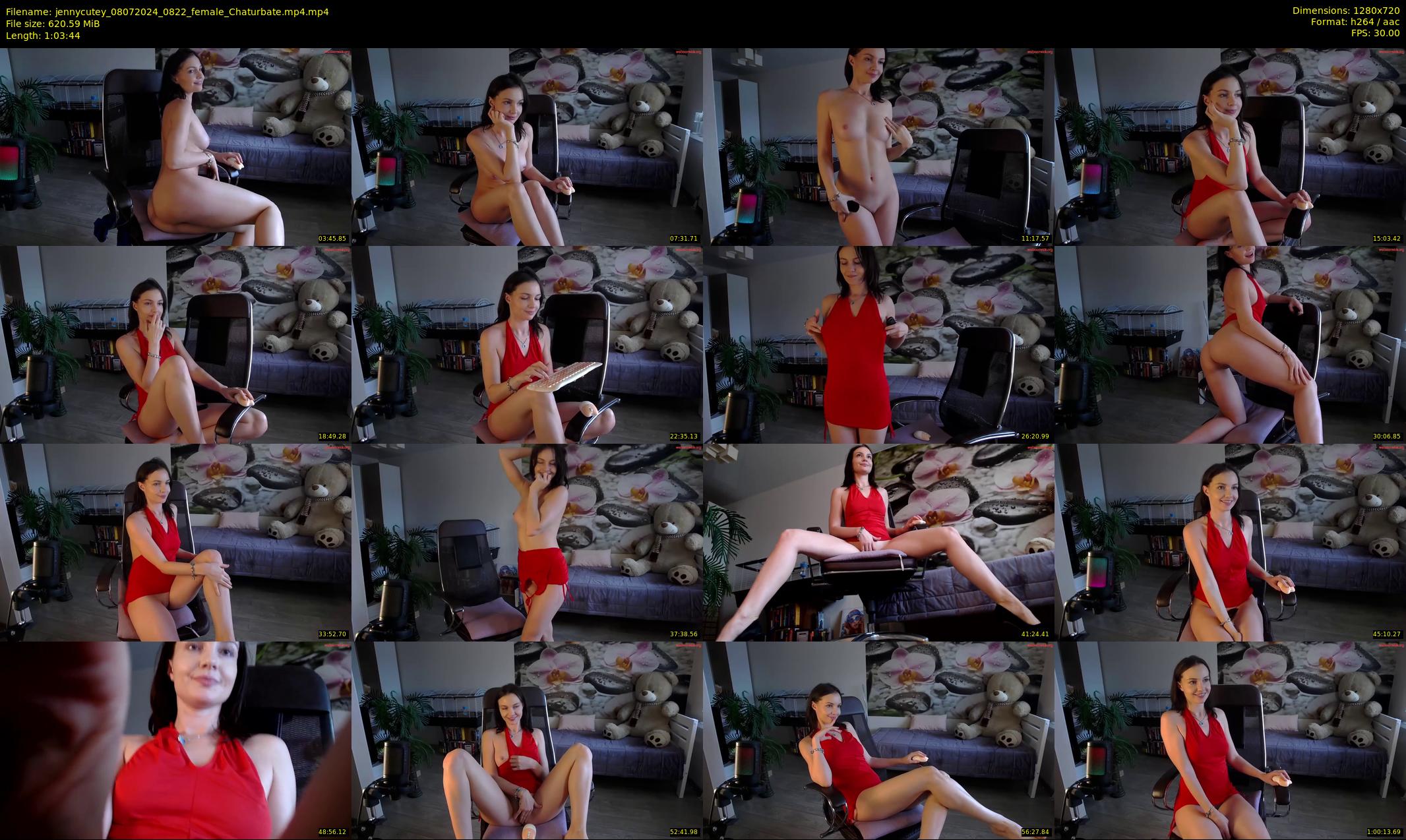 jennycutey — 64 minute Chaturbate female cam show recording, 720p, Jul 8, 2024