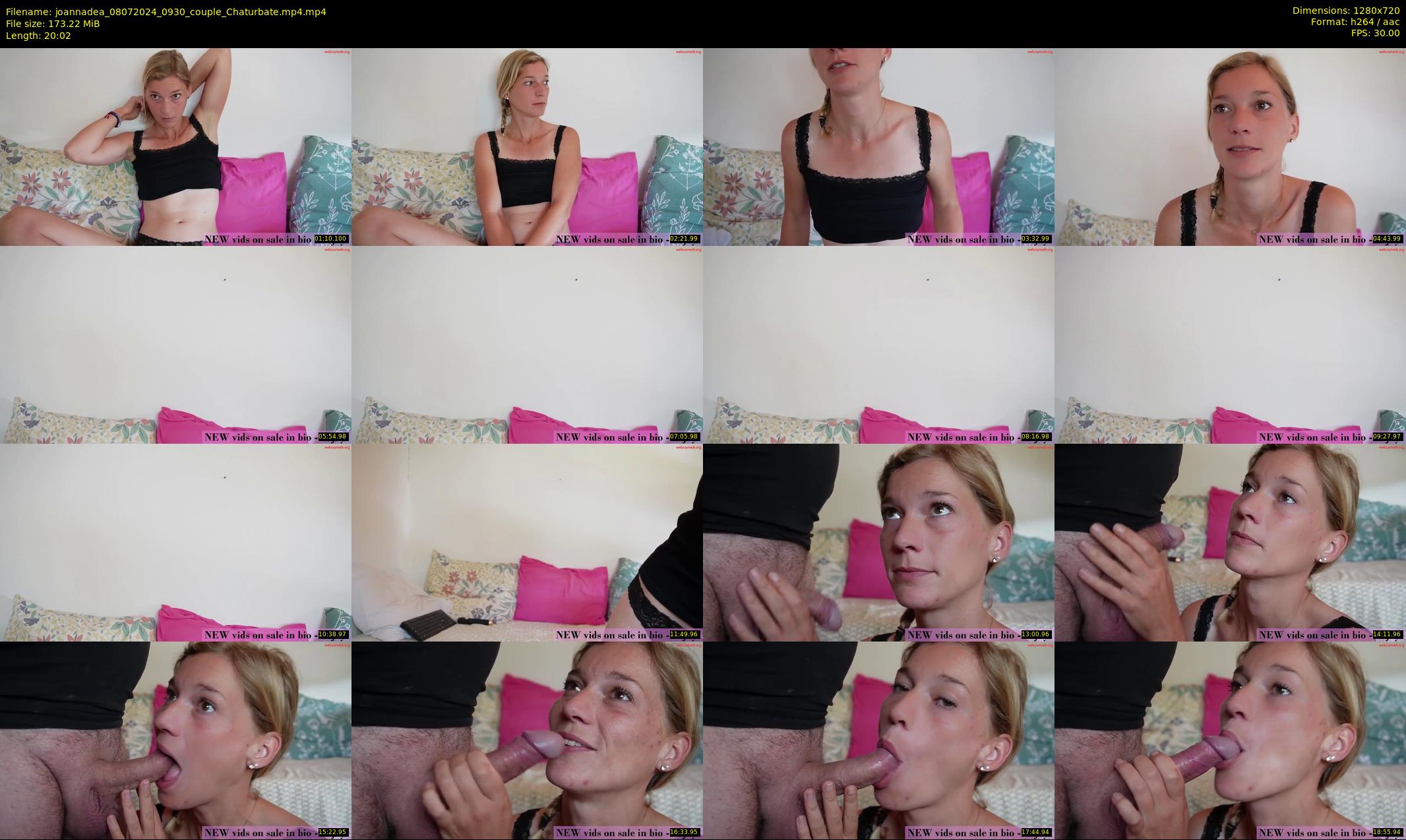 joannadea — 21 minute Chaturbate female cam show recording, 720p, Jul 8, 2024