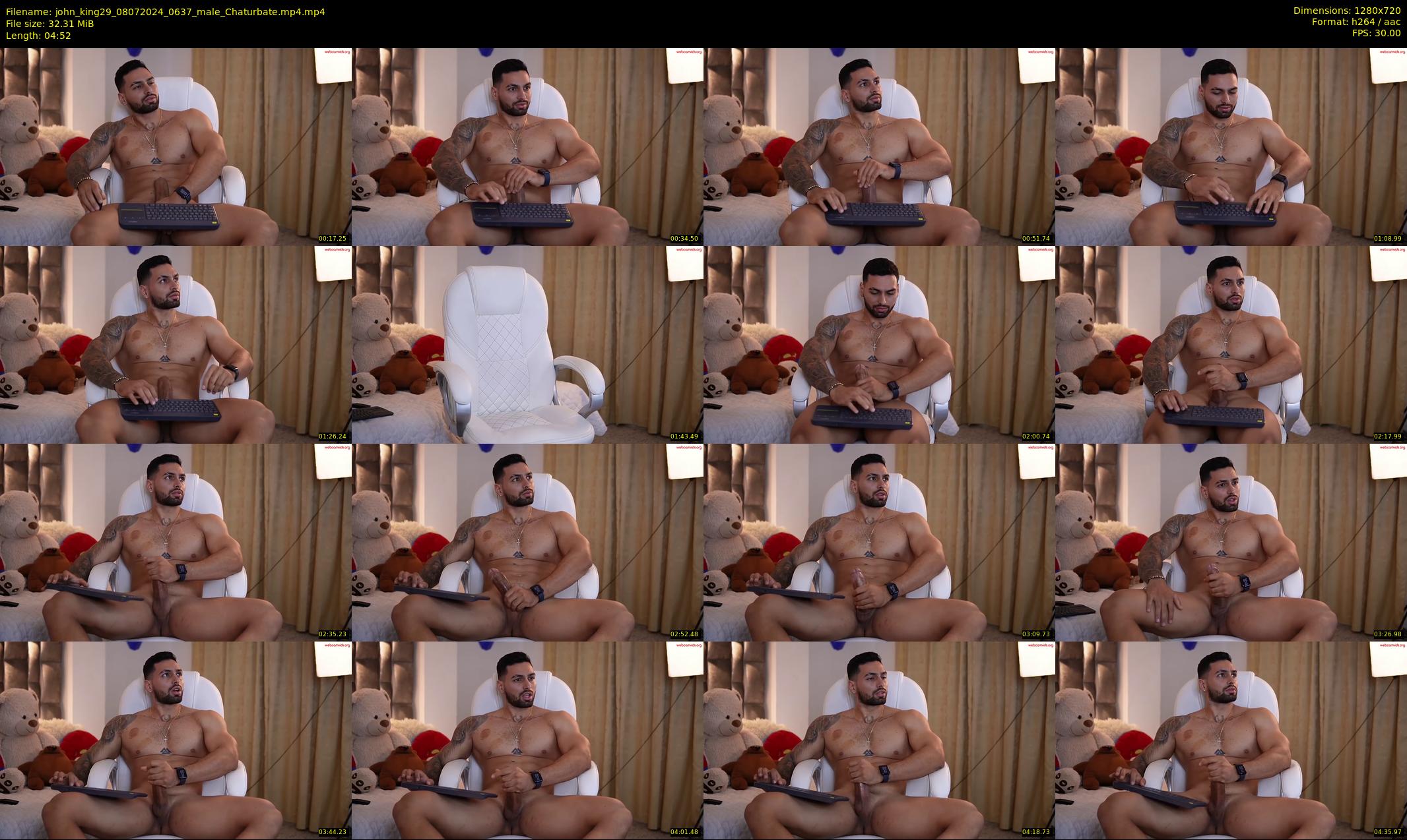 john_king29 — 5 minute Chaturbate male cam show recording, 720p, Jul 8, 2024