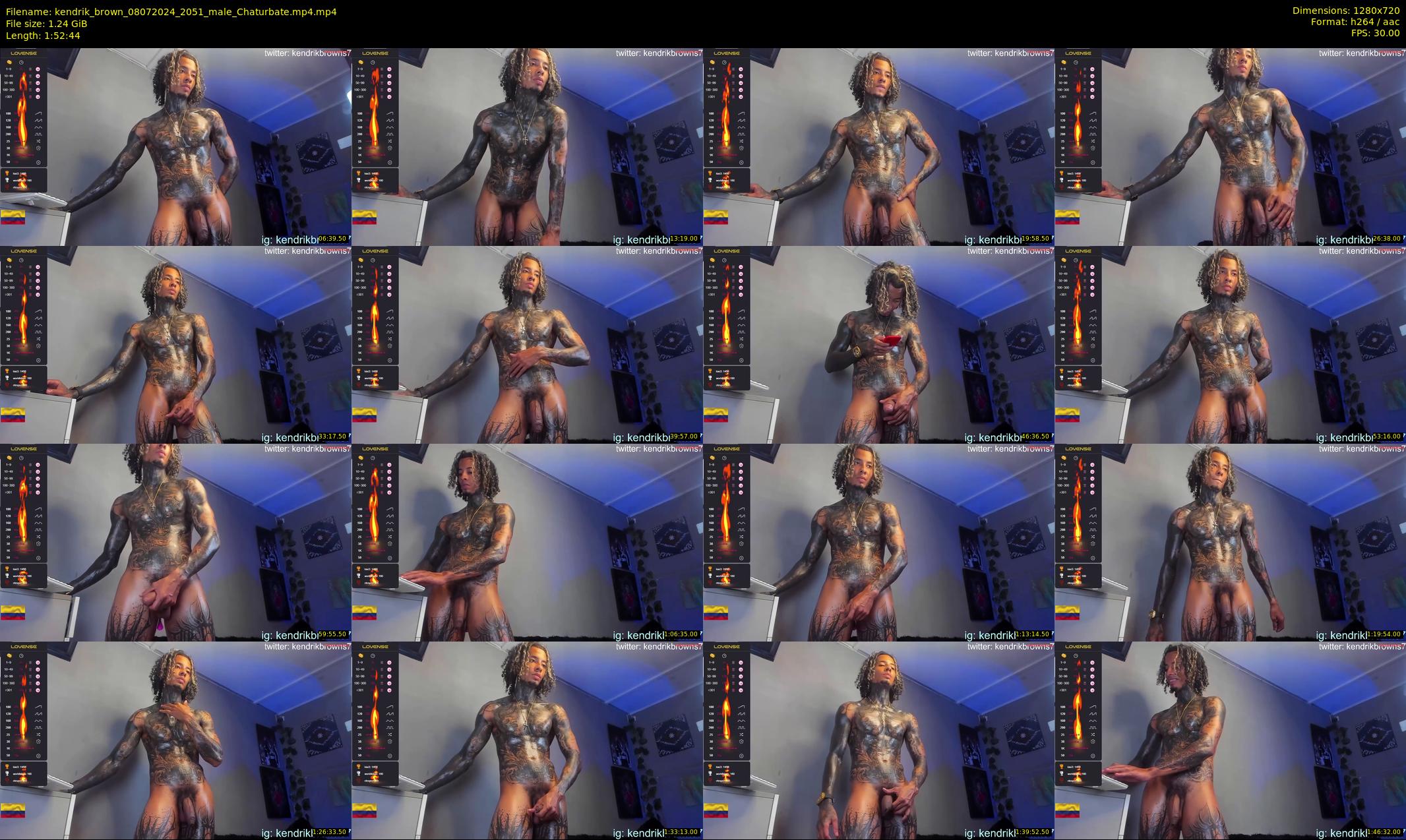 kendrik_brown — 113 minute Chaturbate male cam show recording, 720p, Jul 8, 2024