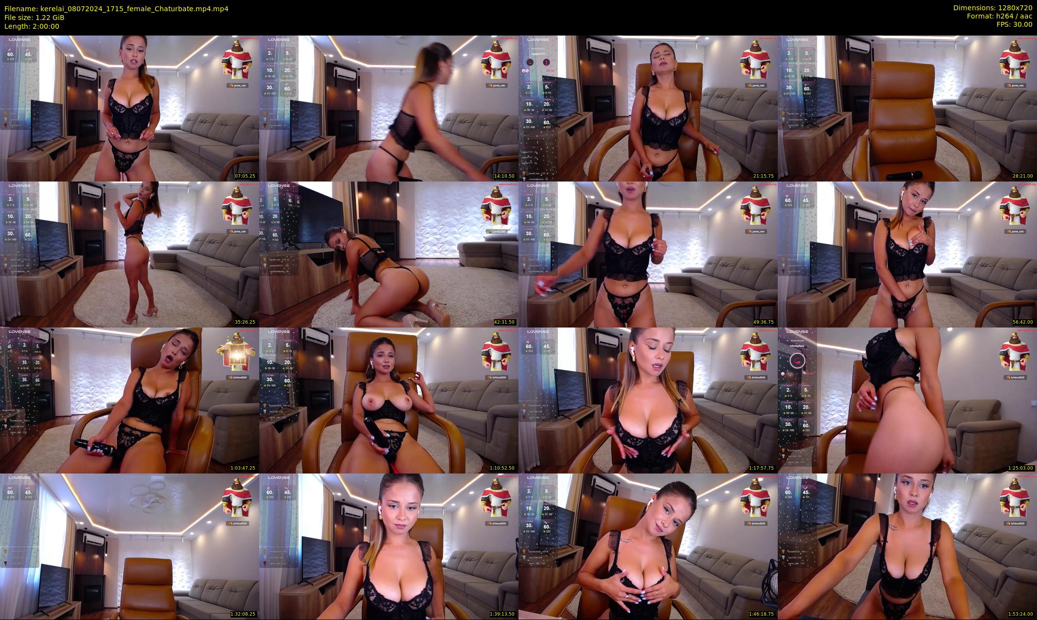 kerelai — 120 minute Chaturbate female cam show recording, 720p, Jul 8, 2024