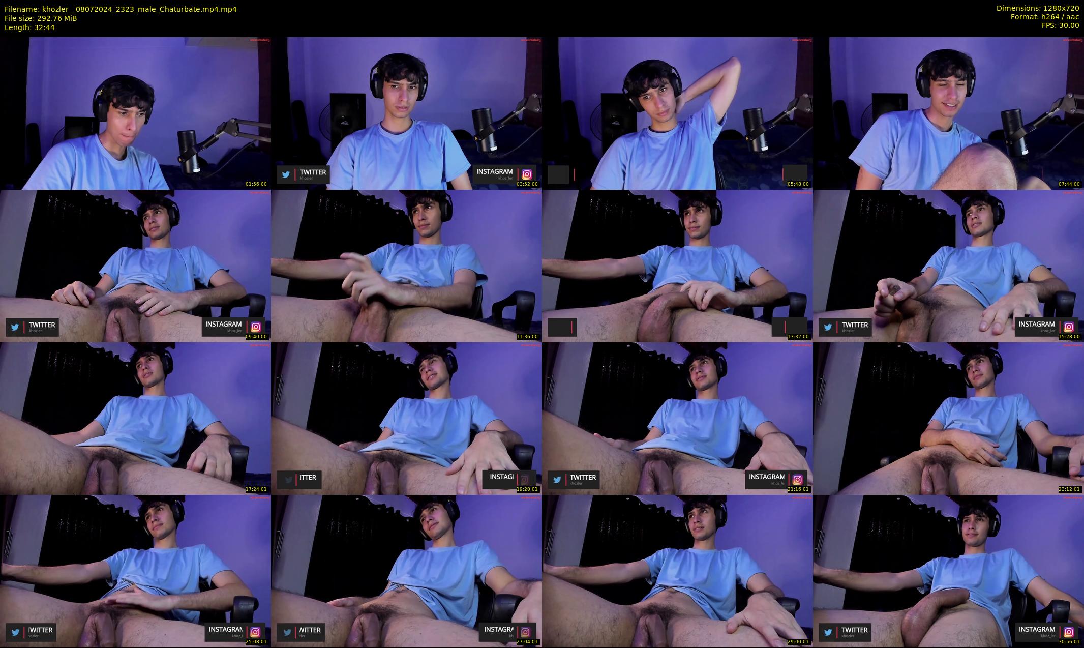khozler_ — 33 minute Chaturbate male cam show recording, 720p, Jul 8, 2024