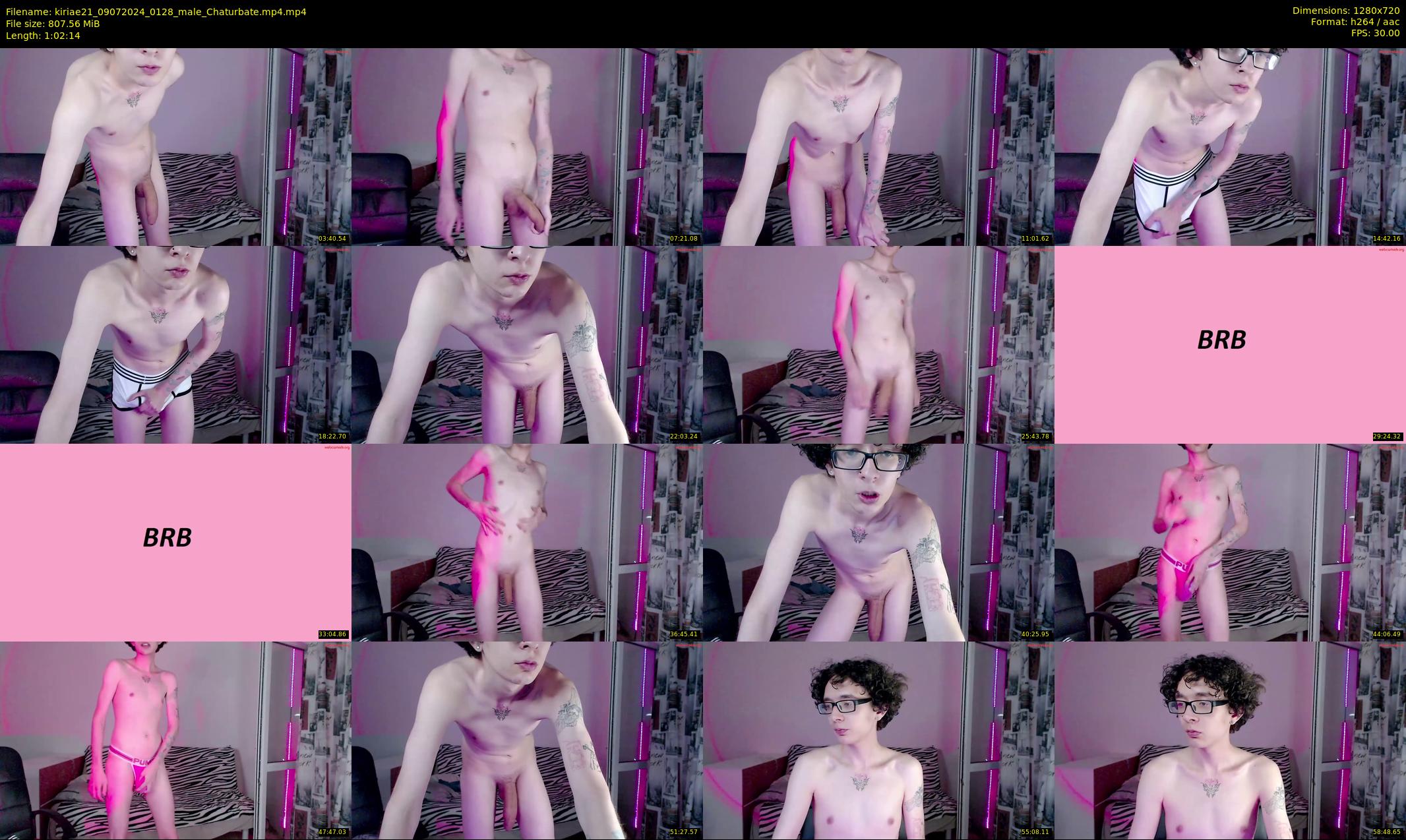 kiriae21 — 63 minute Chaturbate male cam show recording, 720p, Jul 9, 2024