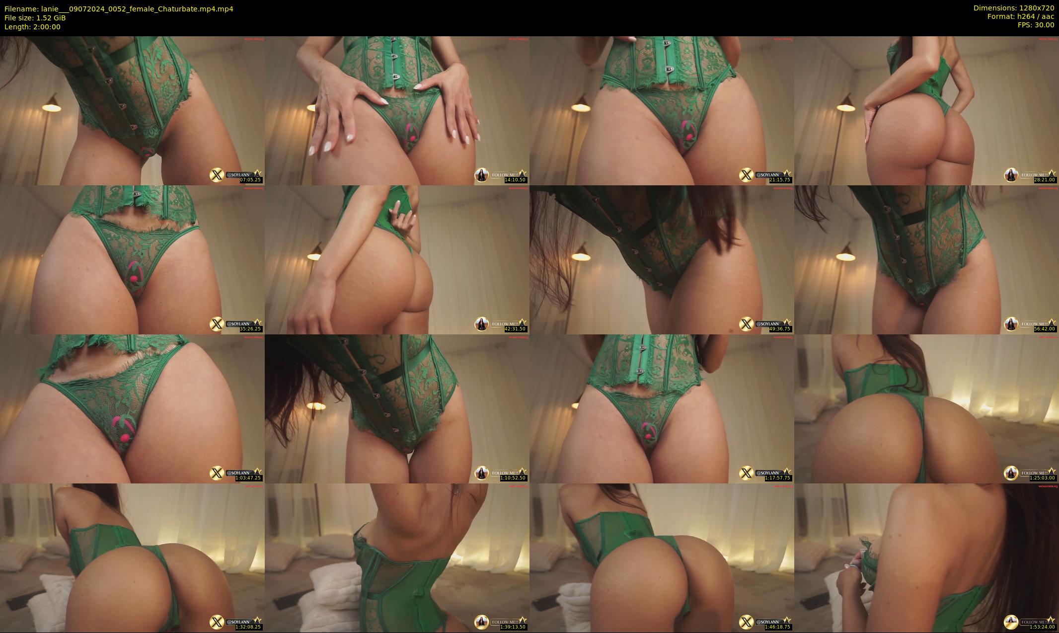 lanie__ — 120 minute Chaturbate female cam show recording, 720p, Jul 9, 2024