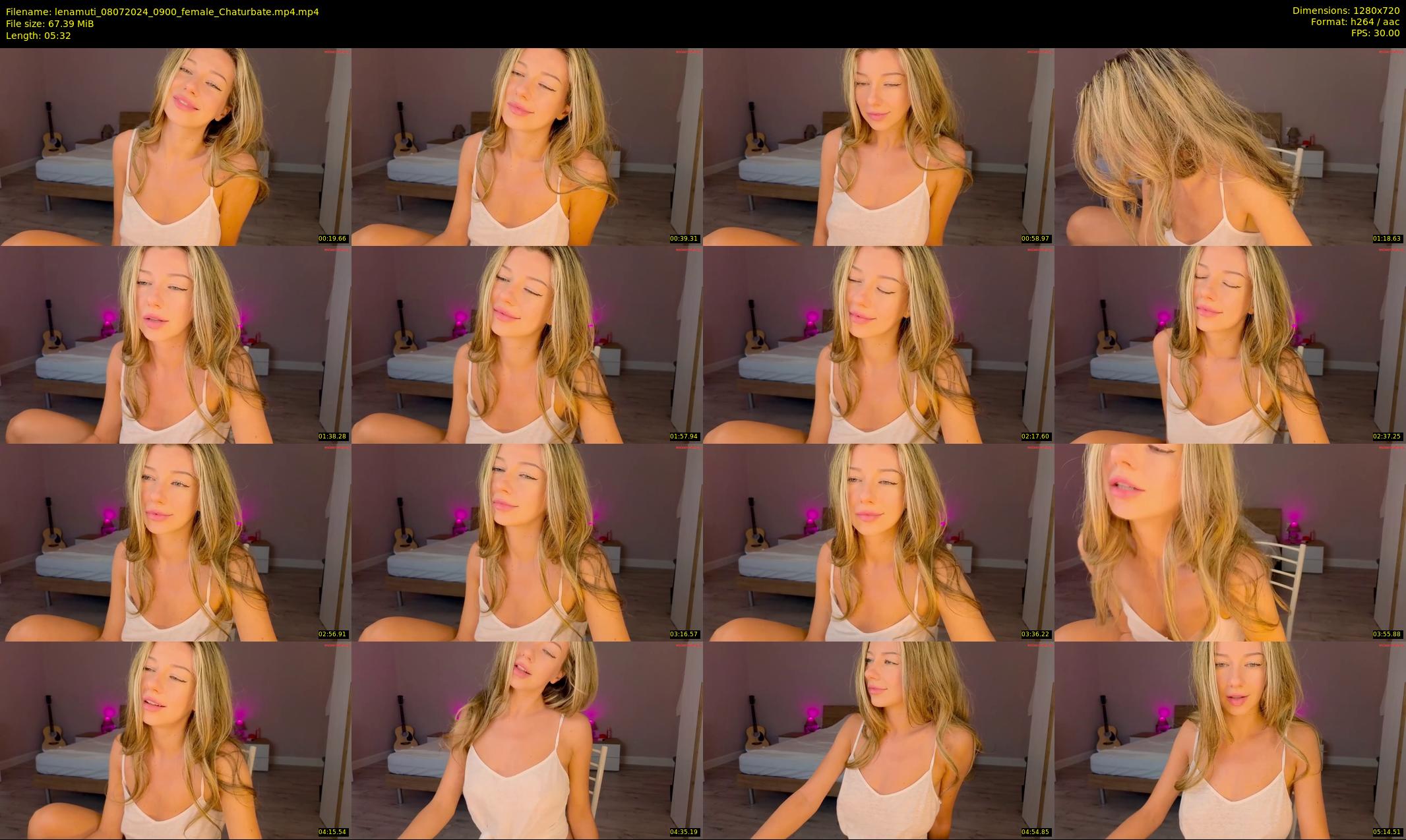 lenamuti — 6 minute Chaturbate female cam show recording, 720p, Jul 8, 2024