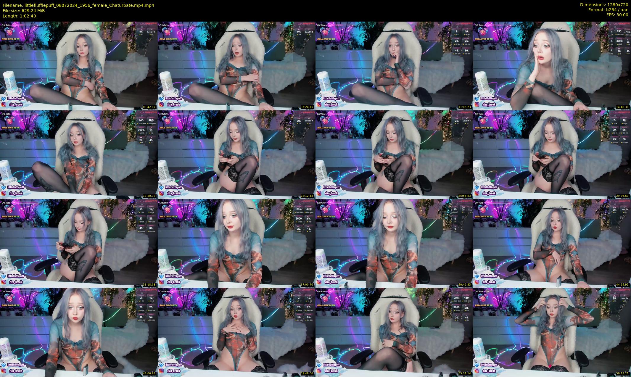 littleflufflepuff — 63 minute Chaturbate female cam show recording, 720p, Jul 8, 2024