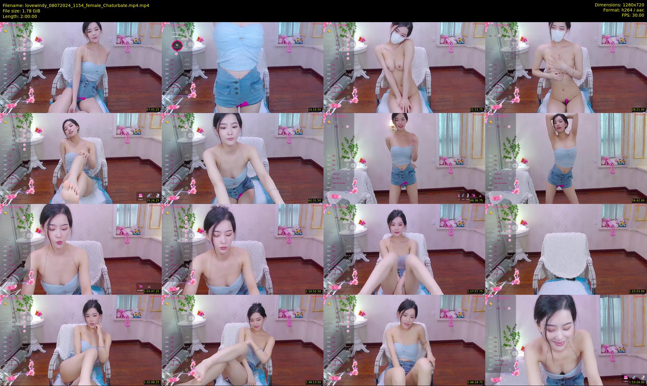 lovewindy — 120 minute Chaturbate female cam show recording, 720p, Jul 8, 2024