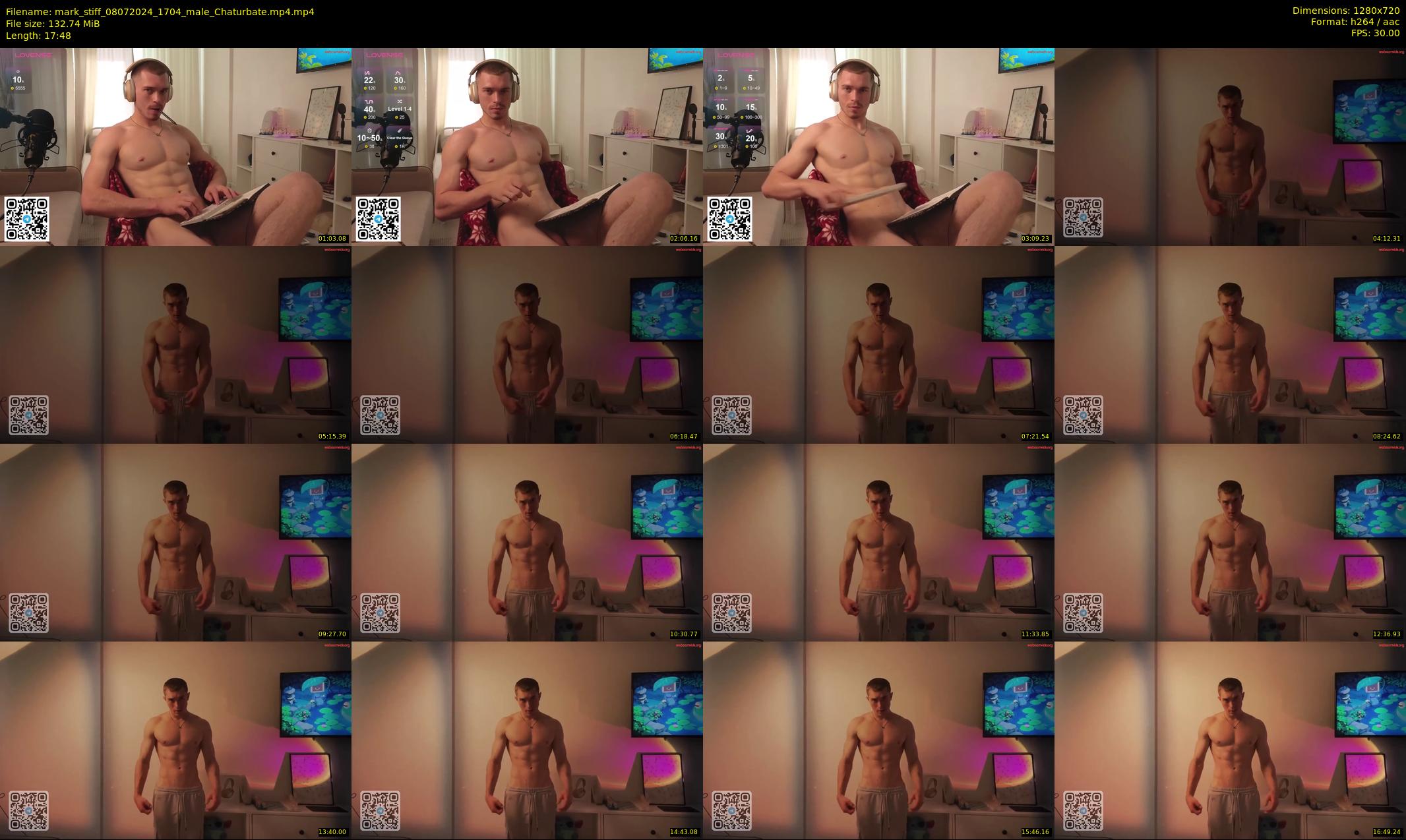 mark_stiff — 18 minute Chaturbate male cam show recording, 720p, Jul 8, 2024