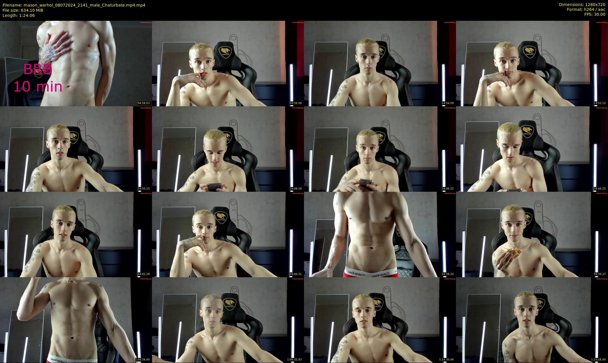 mason_warhol — 85 minute Chaturbate male cam show recording, 720p, Jul 8, 2024