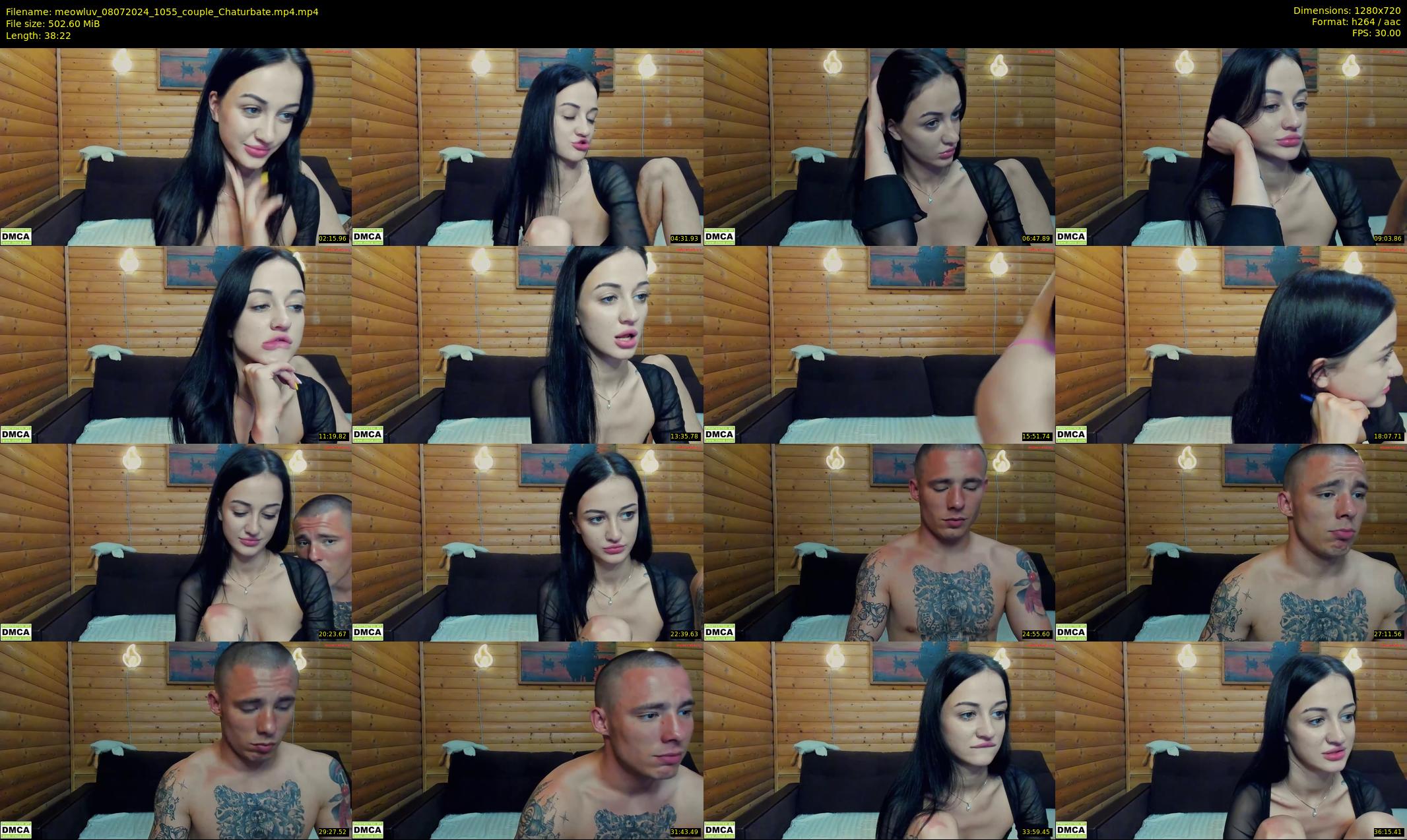 meowluv — 39 minute Chaturbate couple cam show recording, 720p, Jul 8, 2024