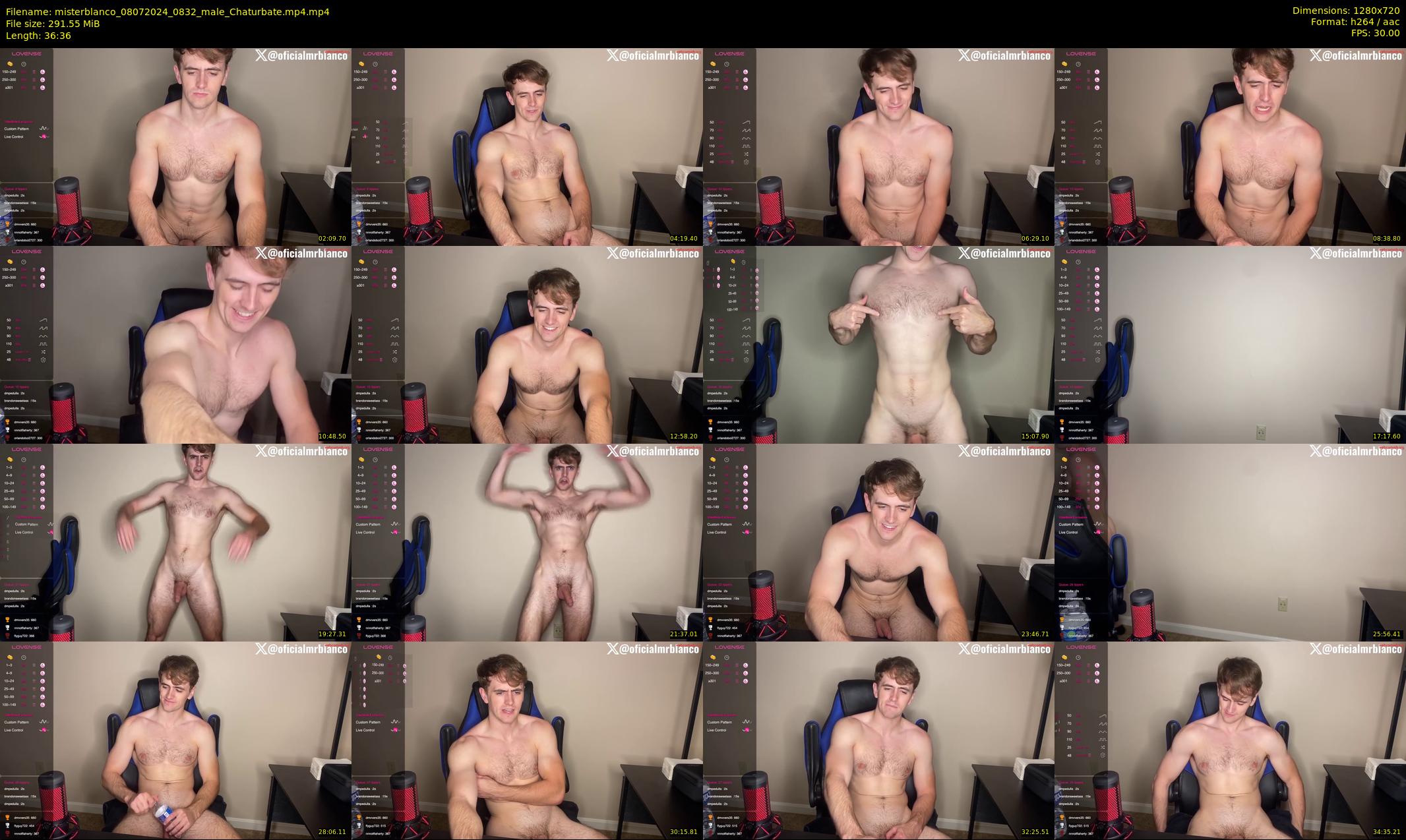 misterblanco — 37 minute Chaturbate male cam show recording, 720p, Jul 8, 2024