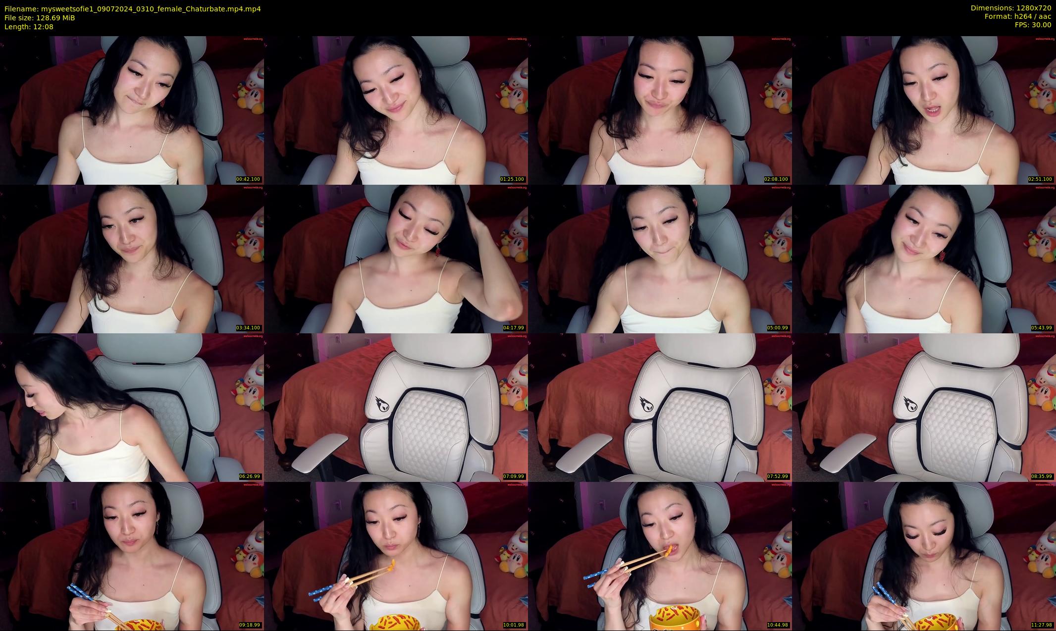 mysweetsofie1 — 13 minute Chaturbate female cam show recording, 720p, Jul 9, 2024