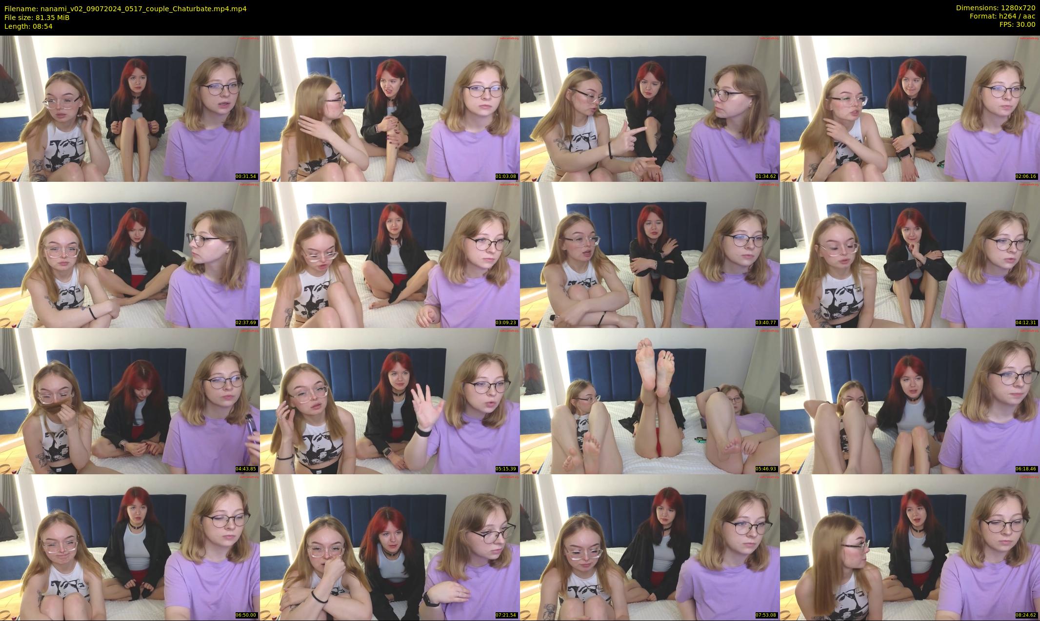 nanami_v02 — 9 minute Chaturbate couple cam show recording, 720p, Jul 9, 2024
