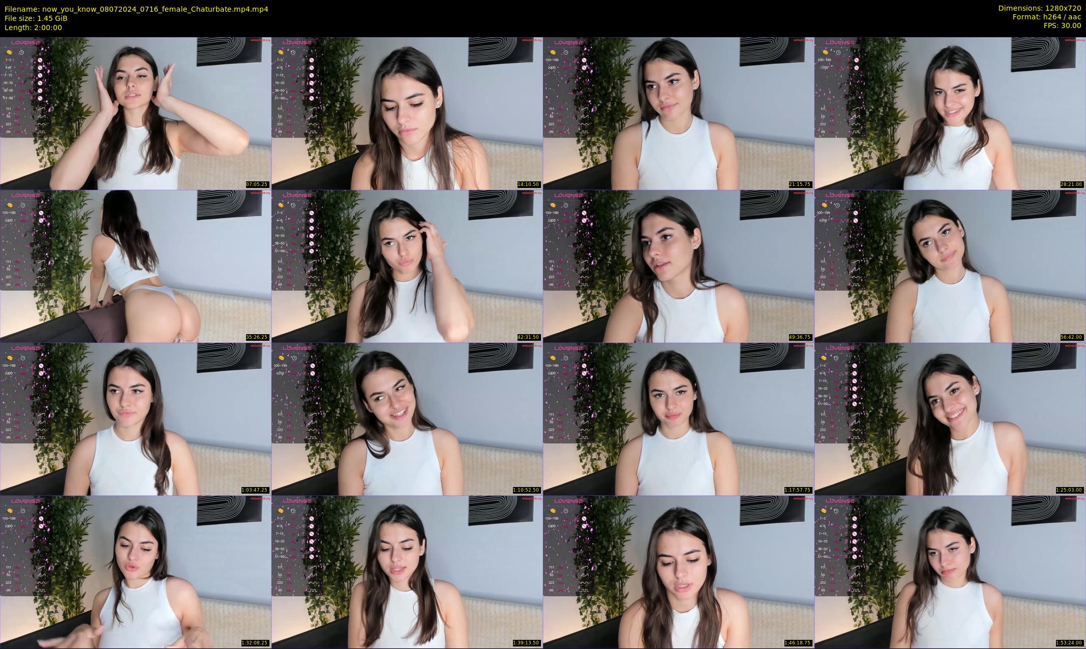 now_you_know — 120 minute Chaturbate female cam show recording, 720p, Jul 8, 2024