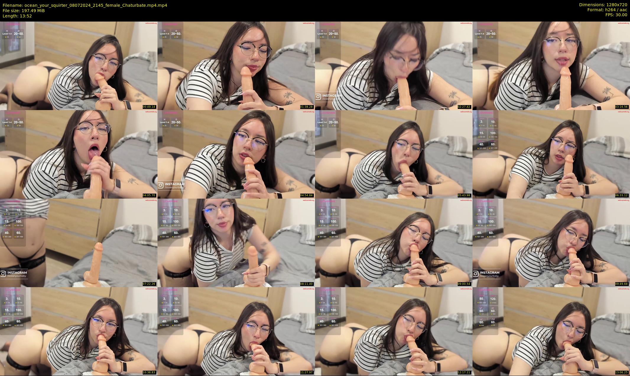 ocean_your_squirter — 14 minute Chaturbate female cam show recording, 720p, Jul 8, 2024